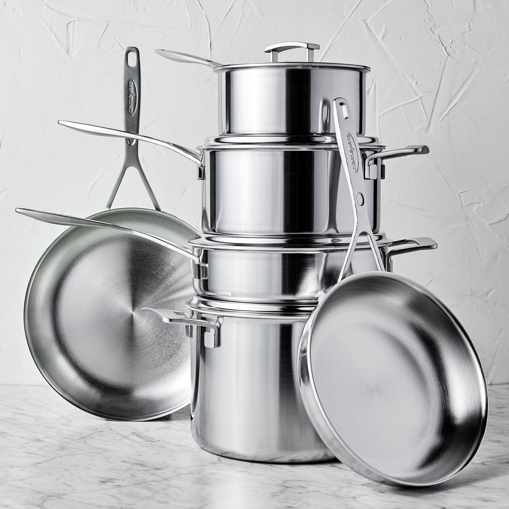 Demeyere Industry5 10 Piece Stainless Steel Cookware Set