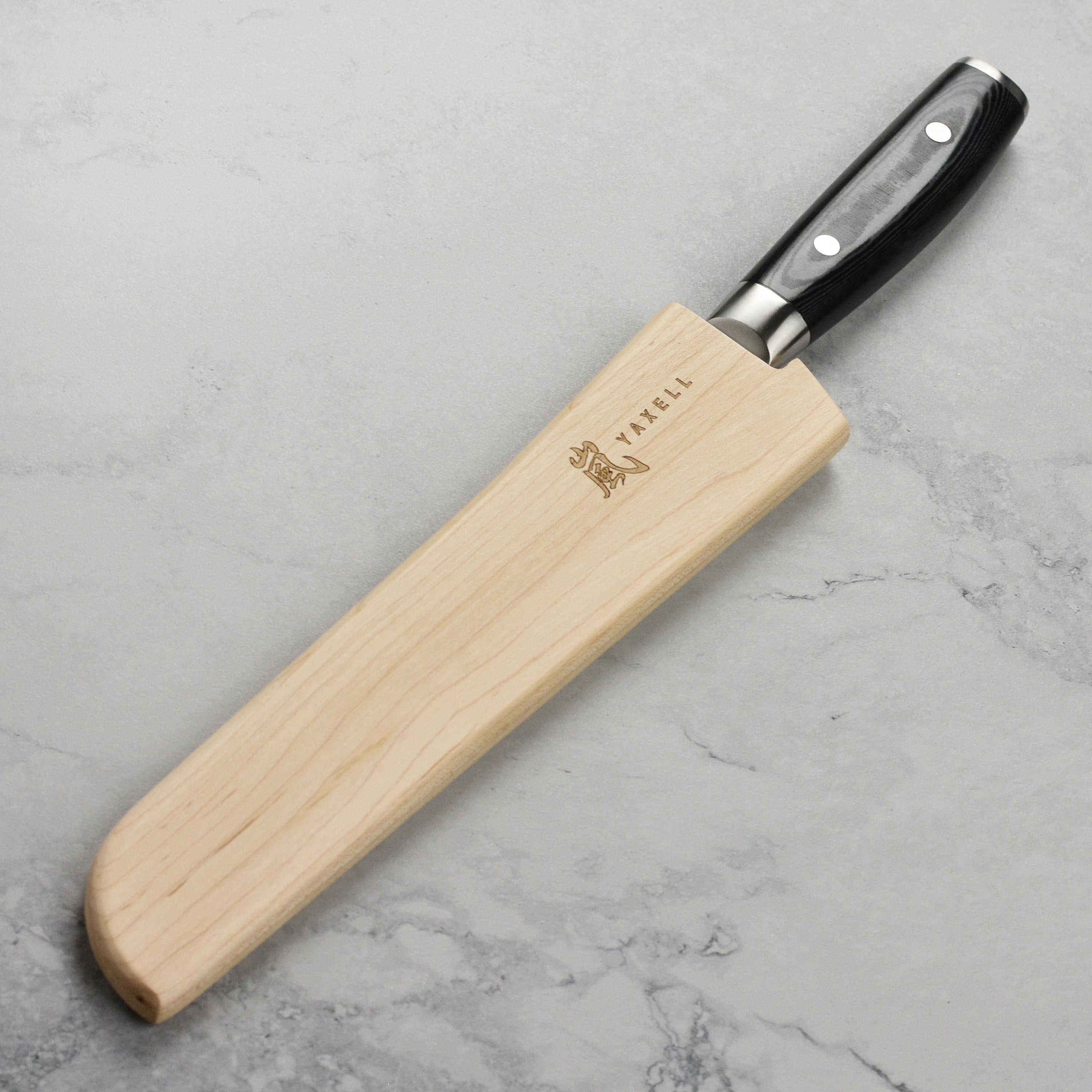 Yaxell Magnetic Wooden Sheath for 9" Bread & Slicing Knives