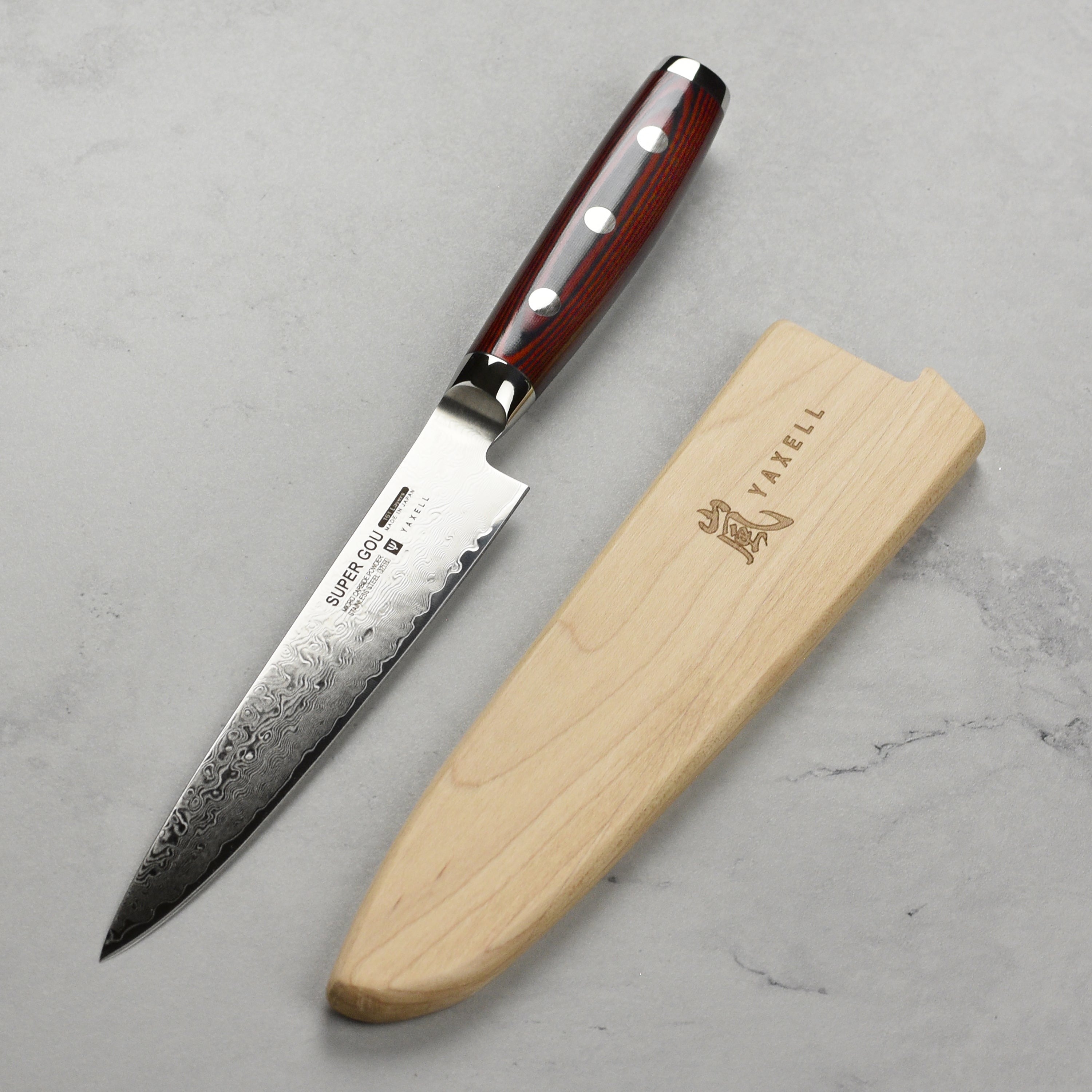 Yaxell Magnetic Wooden Sheath for 6" Utility & 7" Slicing Knife