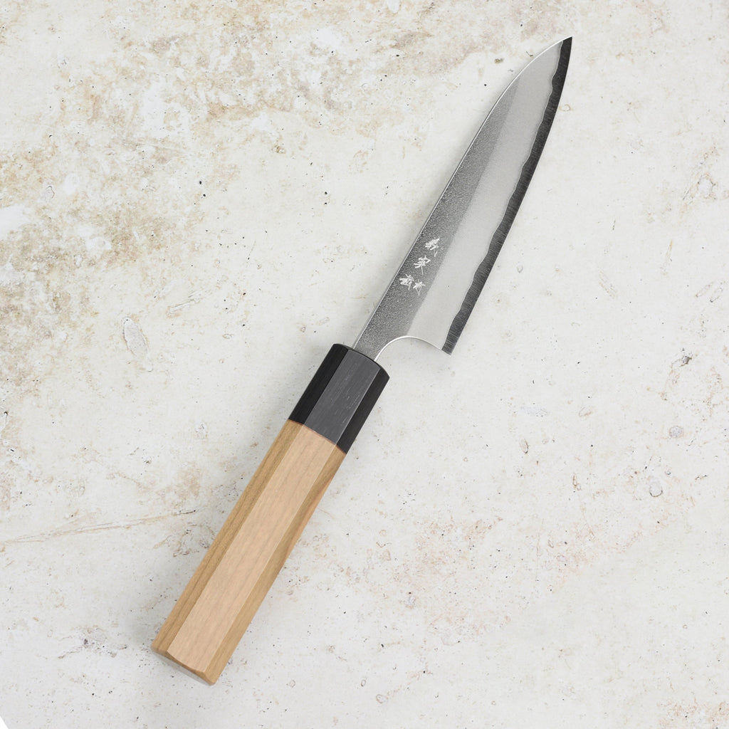 Yoshimi Kato Aogami Super Nashiji Stainless Clad 4.7" Petty