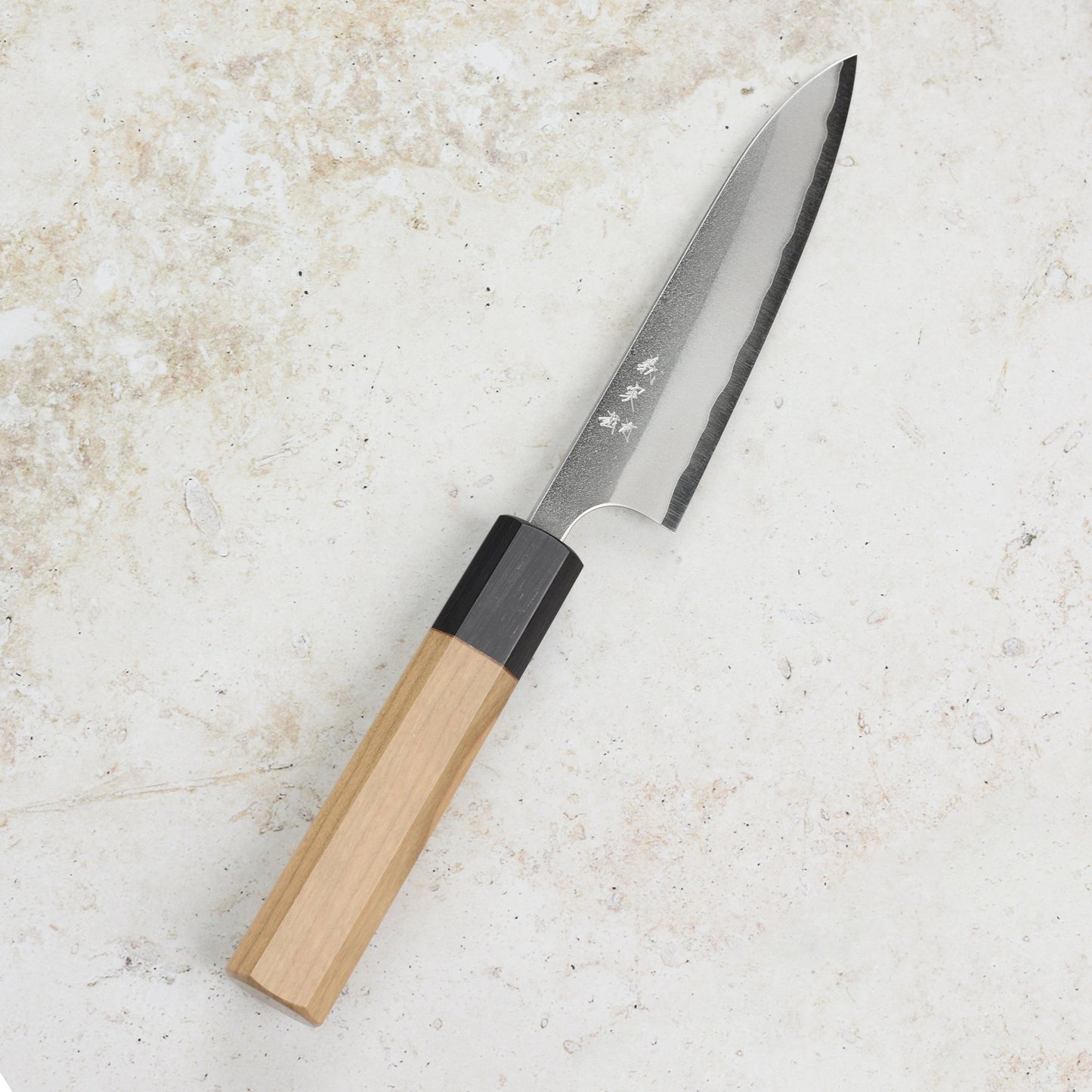 Yoshimi Kato Aogami Super Nashiji Stainless Clad 4.7" Petty