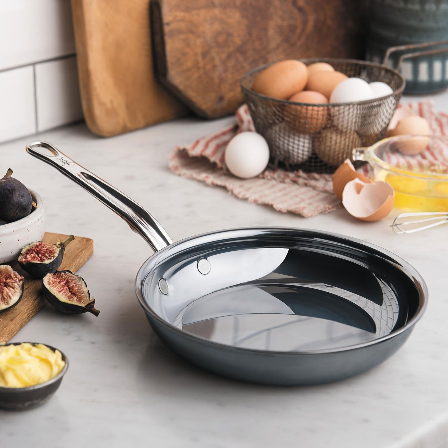 Hestan NanoBond 8.5" Titanium Stainless Steel Skillet