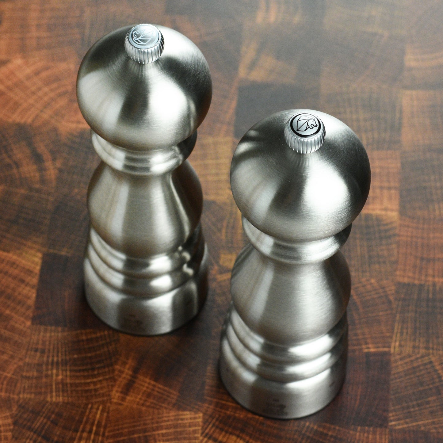 Peugeot Paris Stainless Steel 7" u'Select Salt & Pepper Mill Set