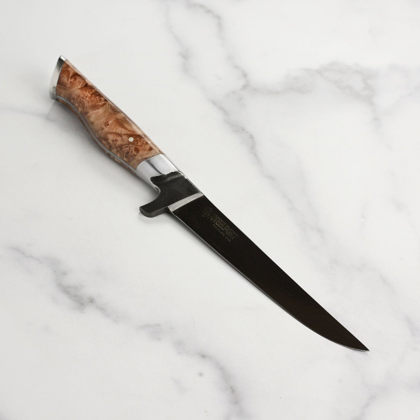 Steelport Carbon Steel 6" Boning Knife with Oregon Maple Magnetic Sheath