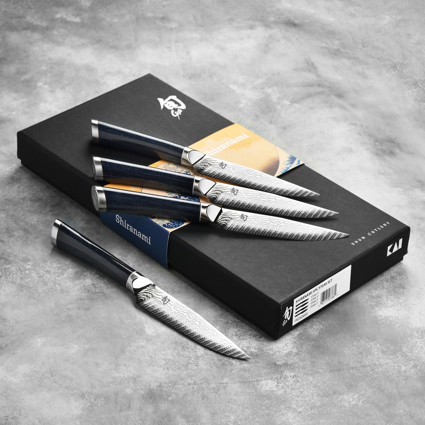 Shun Shiranami 4 Piece Steak Knife Set