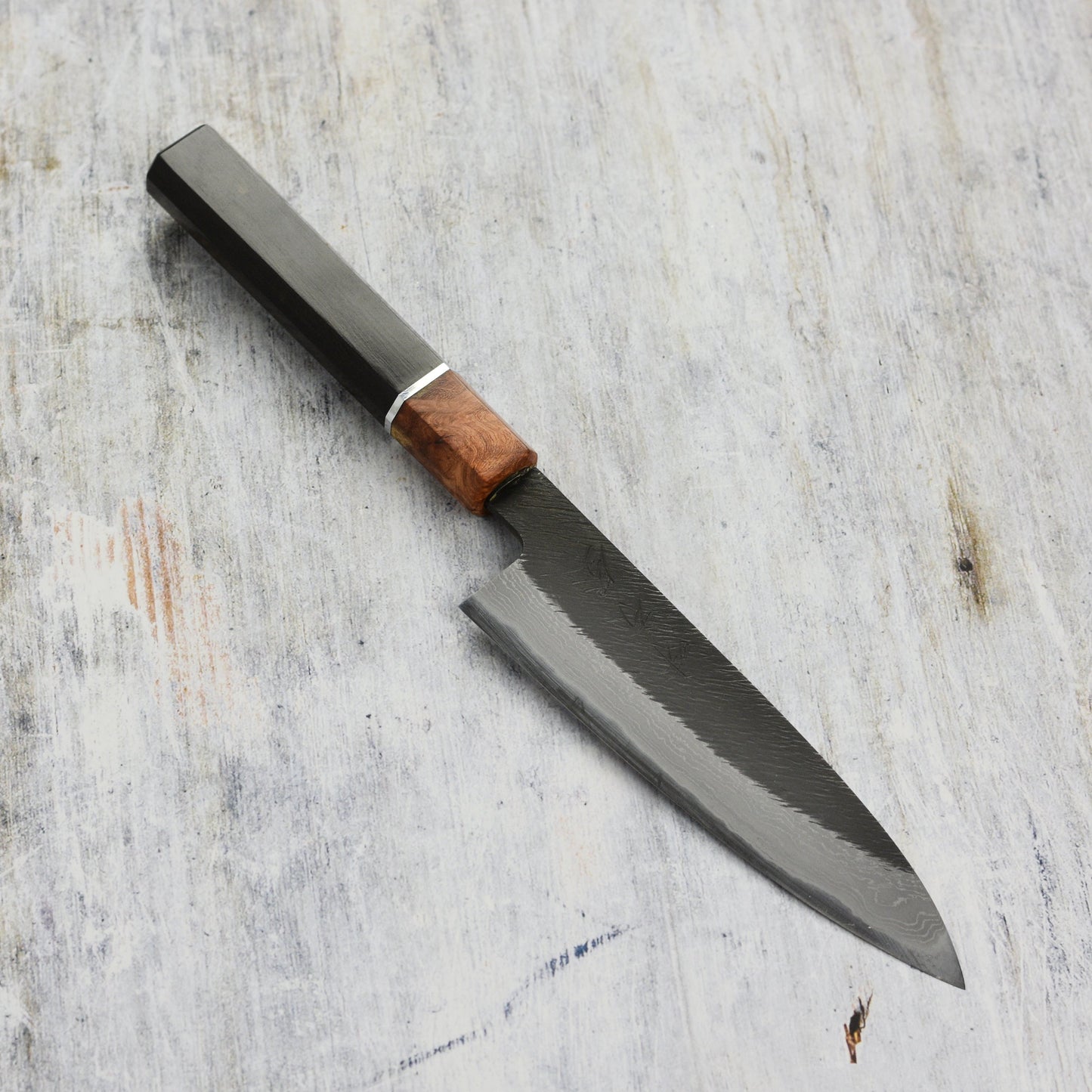 Hinoura Shirogami #2 Matsuba Damascus 5.3" Petty