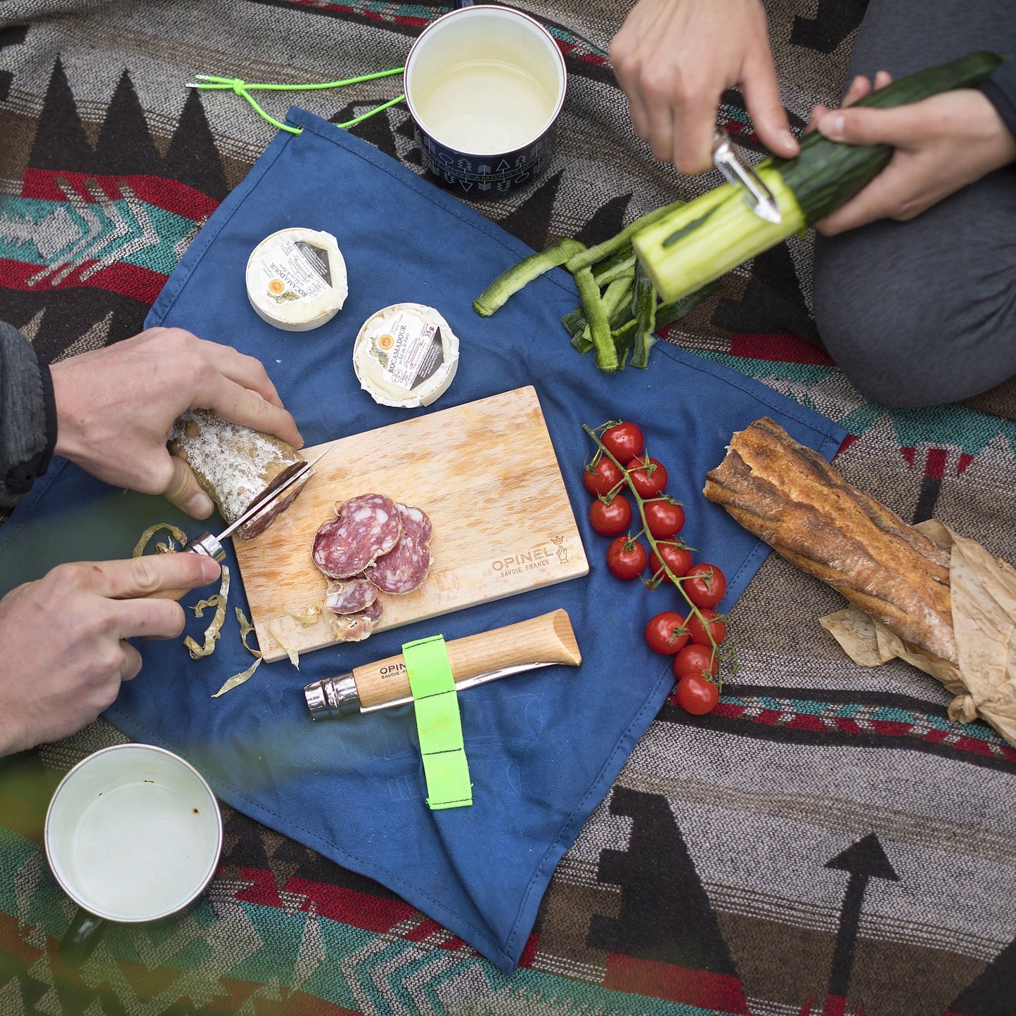 Opinel Nomad Outdoor Camping Folding Knife & Utensil Kit
