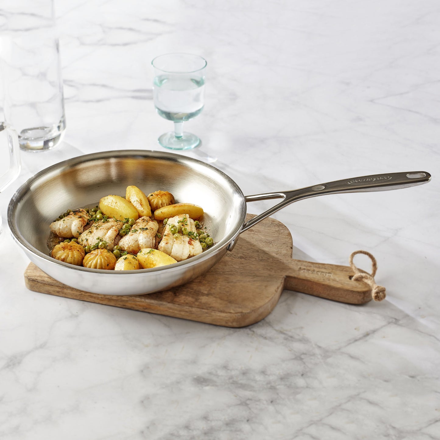 Demeyere Proline 9.4" Stainless Steel Fry Pan