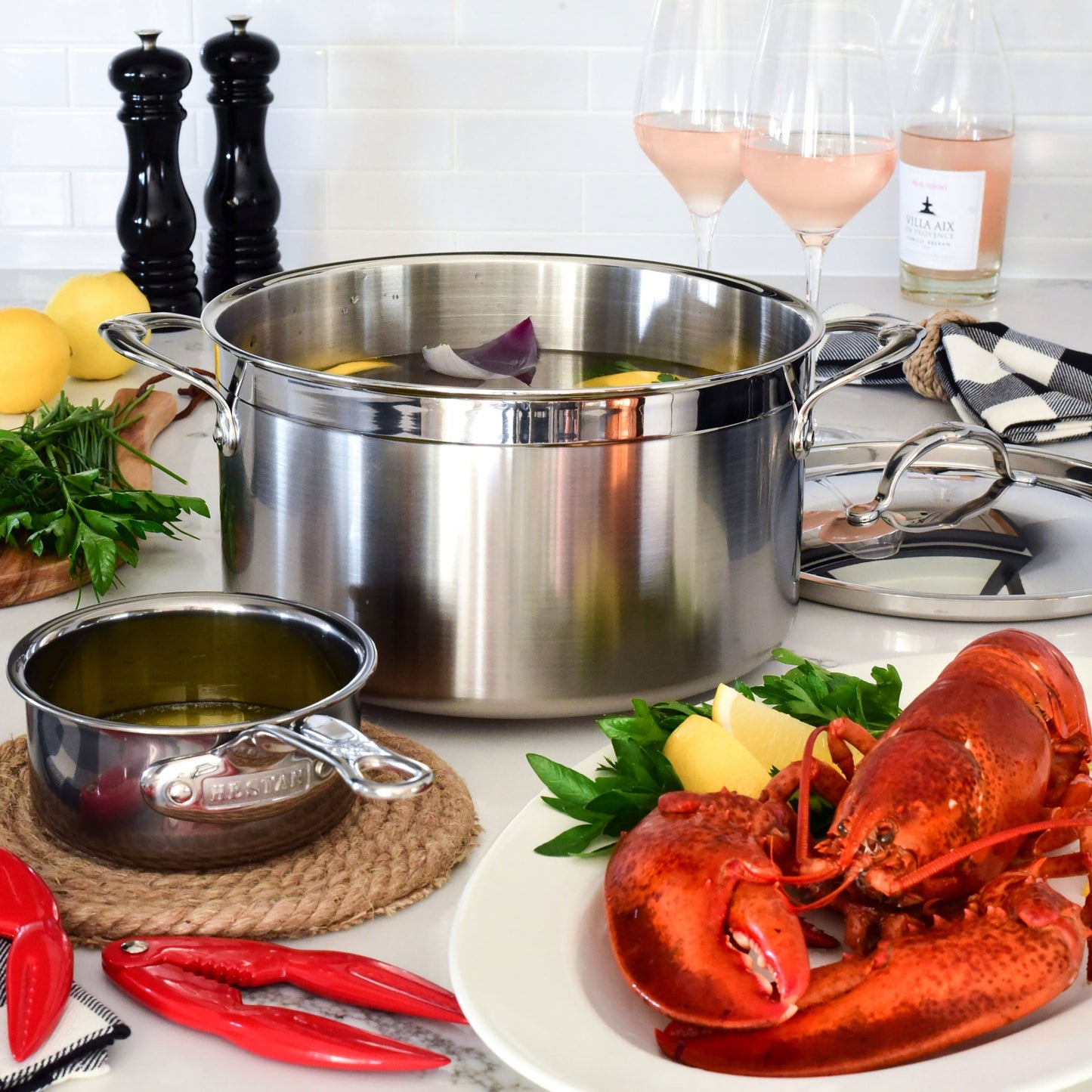 Hestan ProBond 8-quart Stainless Steel Stock Pot
