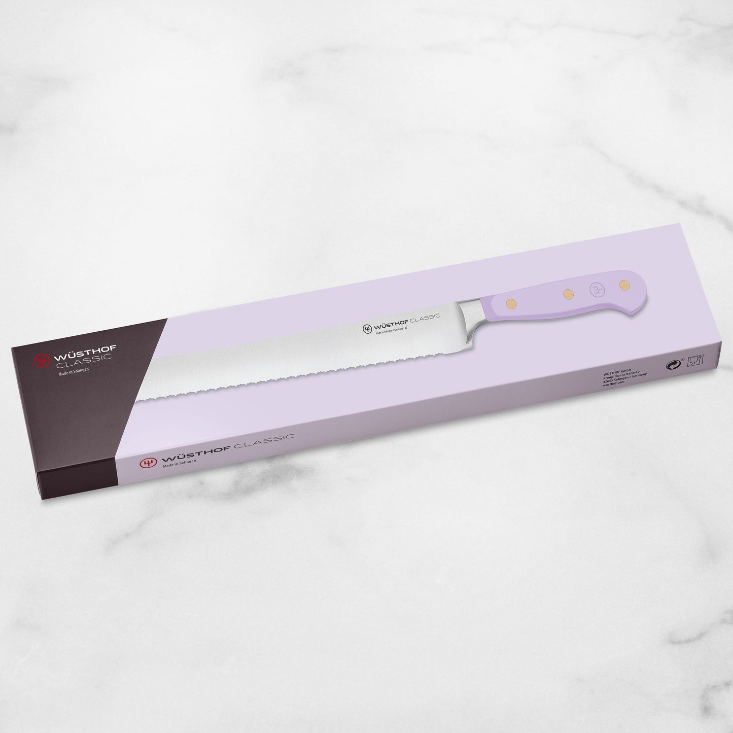 Wusthof Classic Purple Yam 9" Double Serrated Bread Knife
