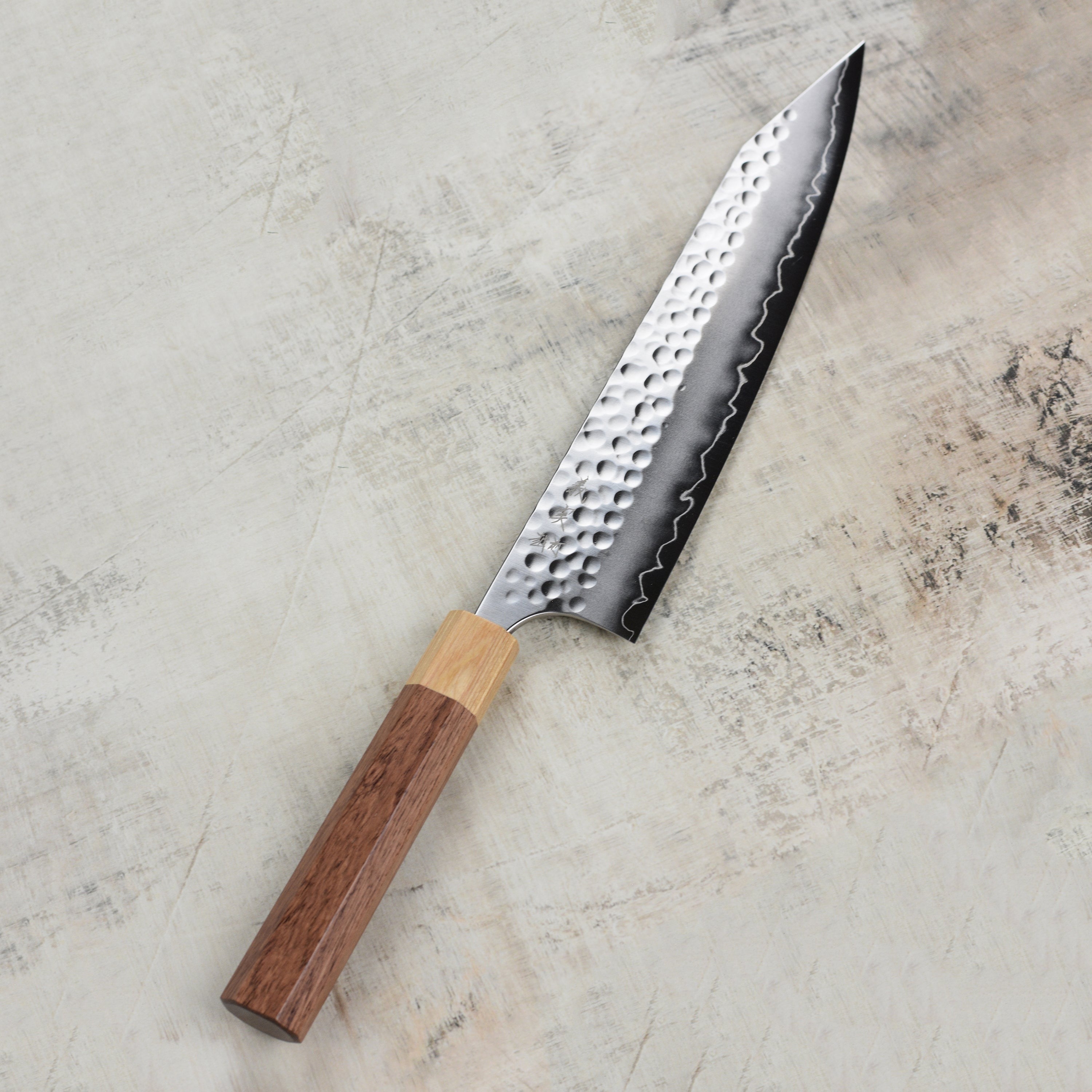 Yoshimi Kato Forged Ginsan Stainless Clad 9.4" Kiritsuke Gyuto