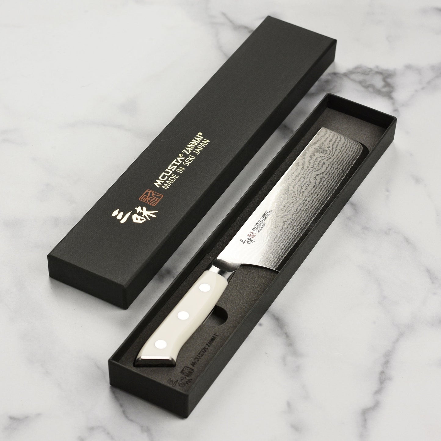 Zanmai Classic Damascus Corian 6.5" Nakiri