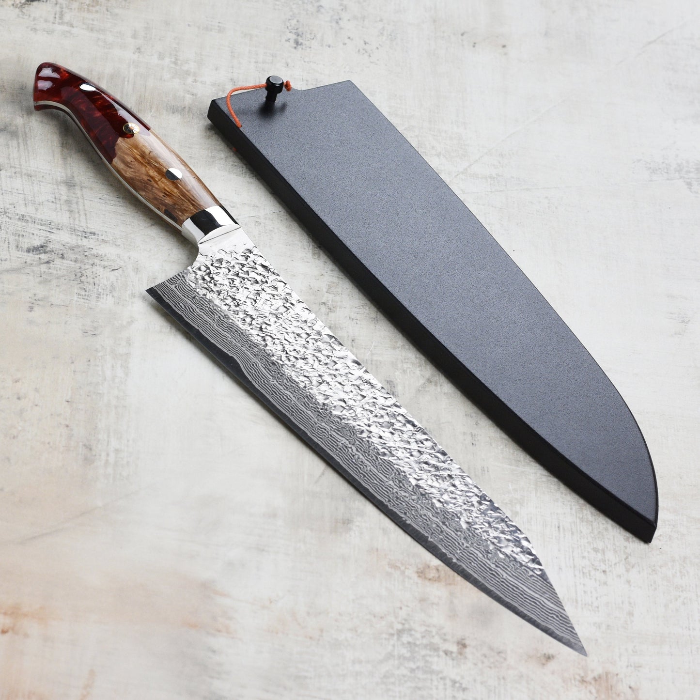 Kurosaki Shizuku Forged SG2 Damascus 9.4" Gyuto with Saya