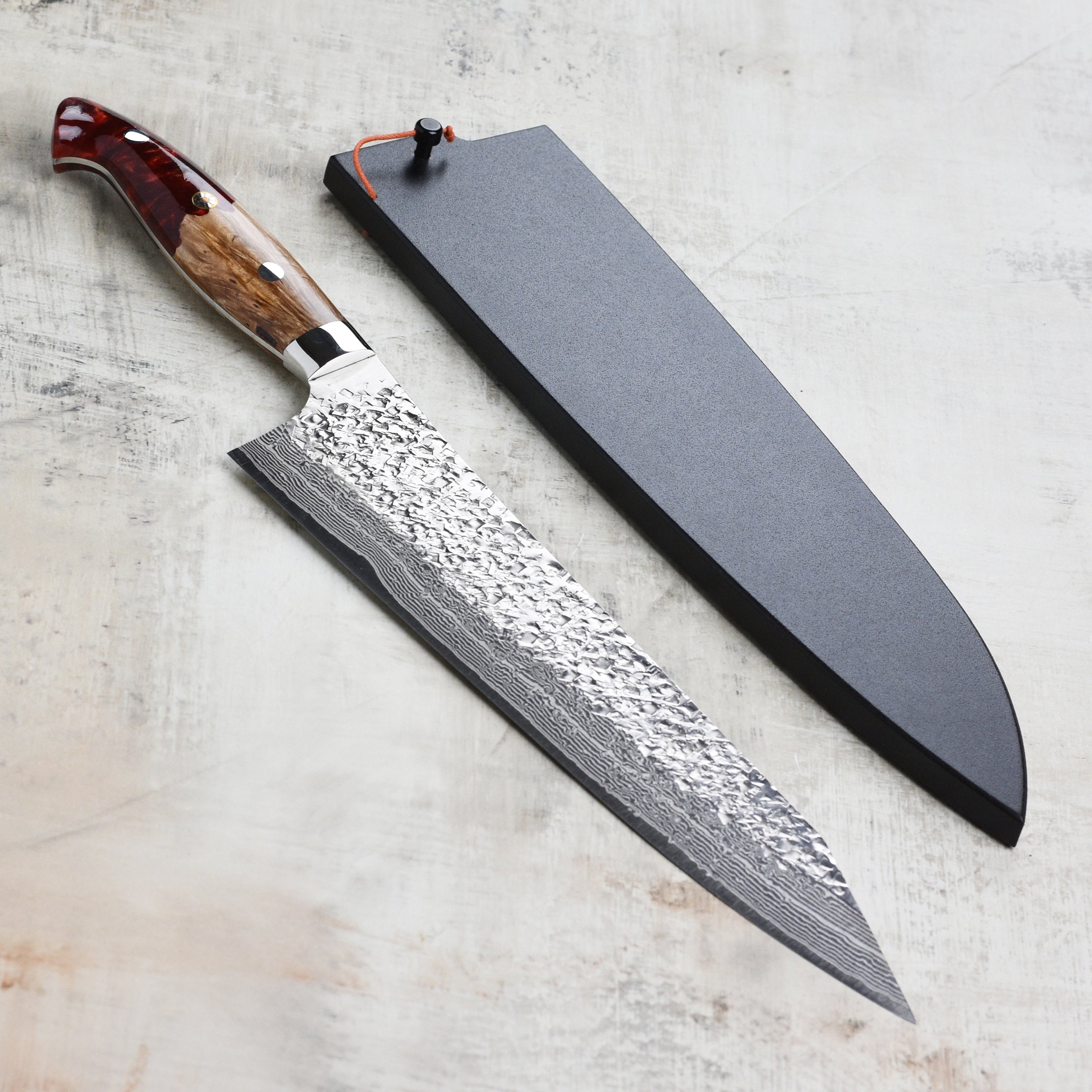 Kurosaki Shizuku Forged SG2 Damascus 9.4" Gyuto with Saya