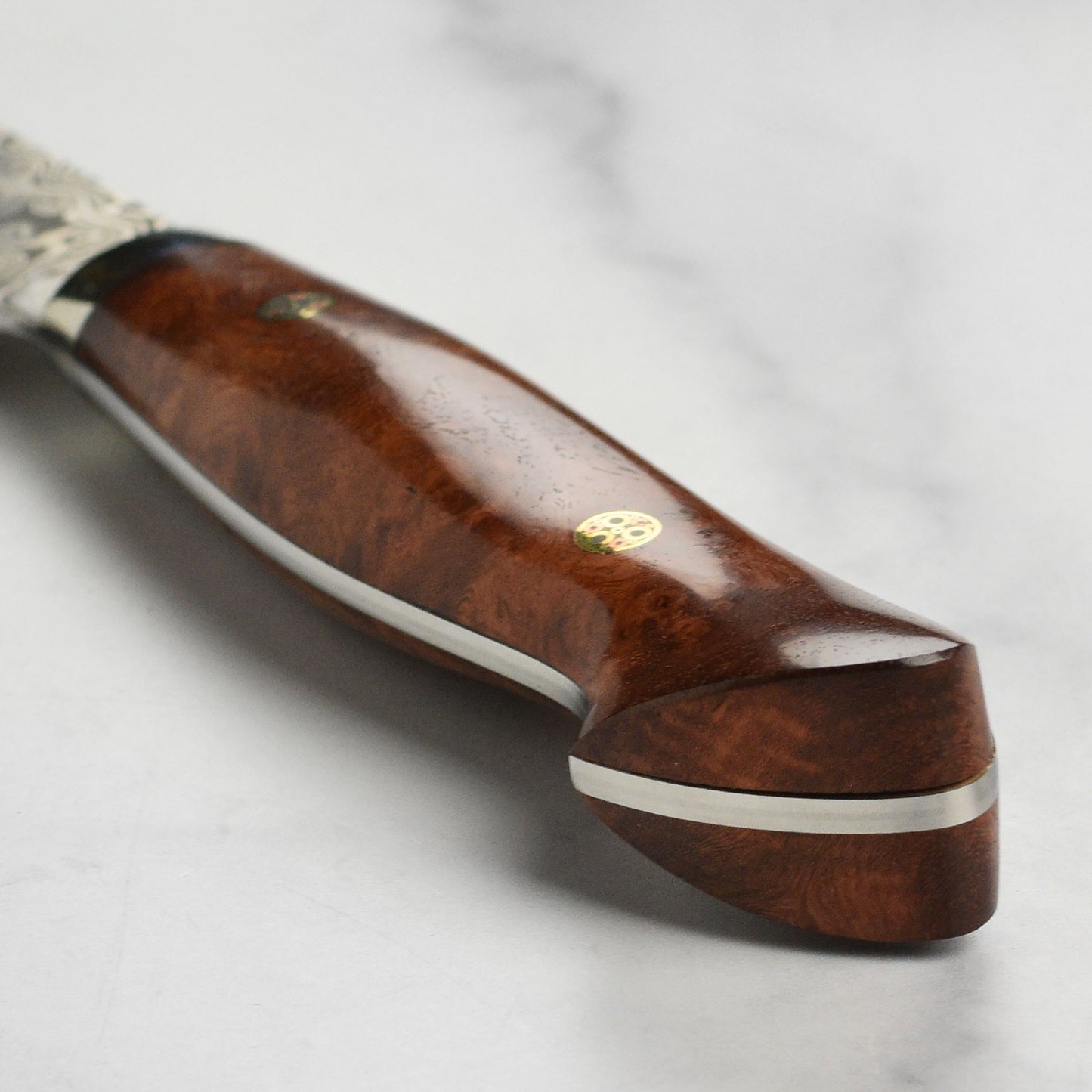 Nigara Anmon SG2 Damascus 8.25" Gyuto, Quince Wood