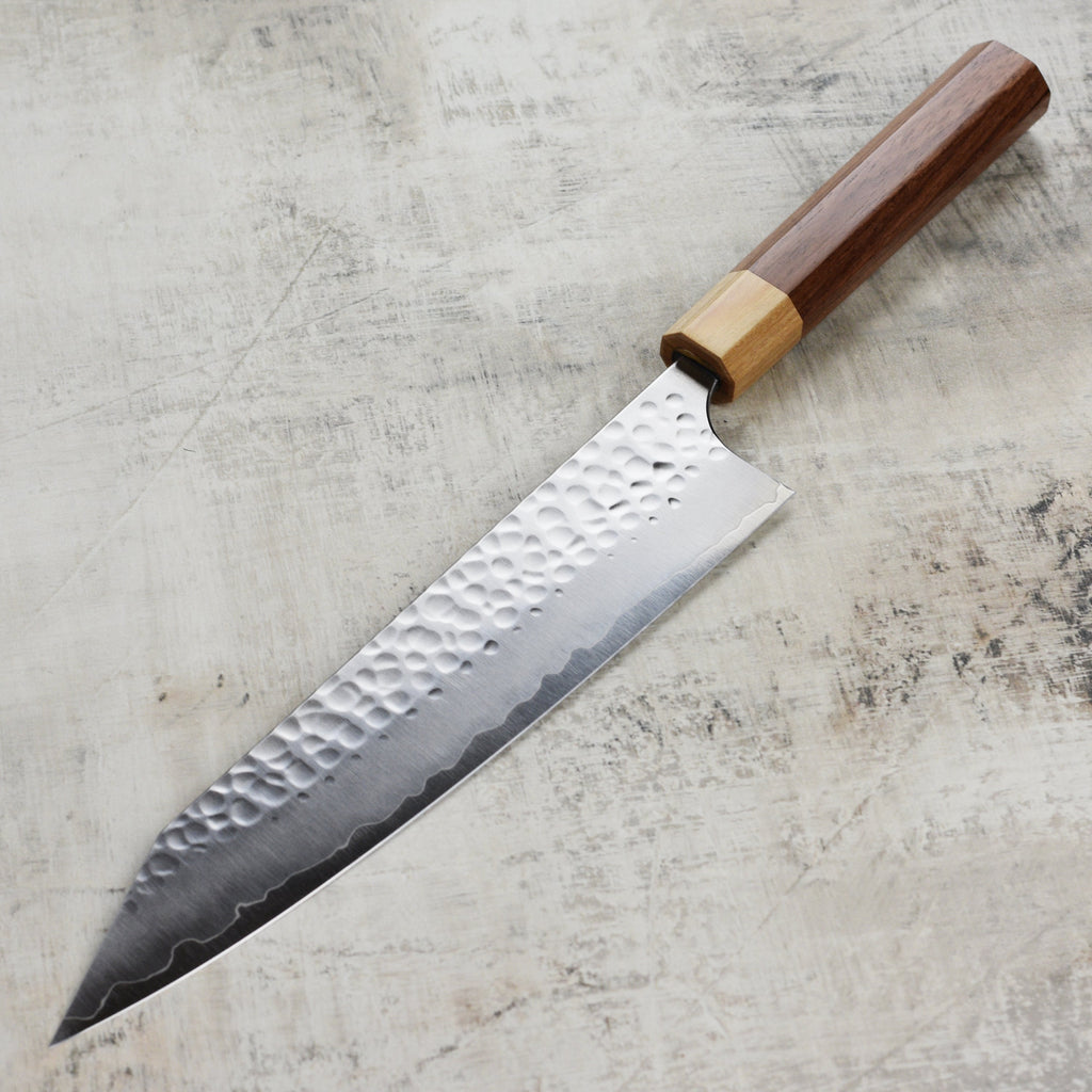 Yoshimi Kato Forged Ginsan Stainless Clad 9.4" Kiritsuke Gyuto