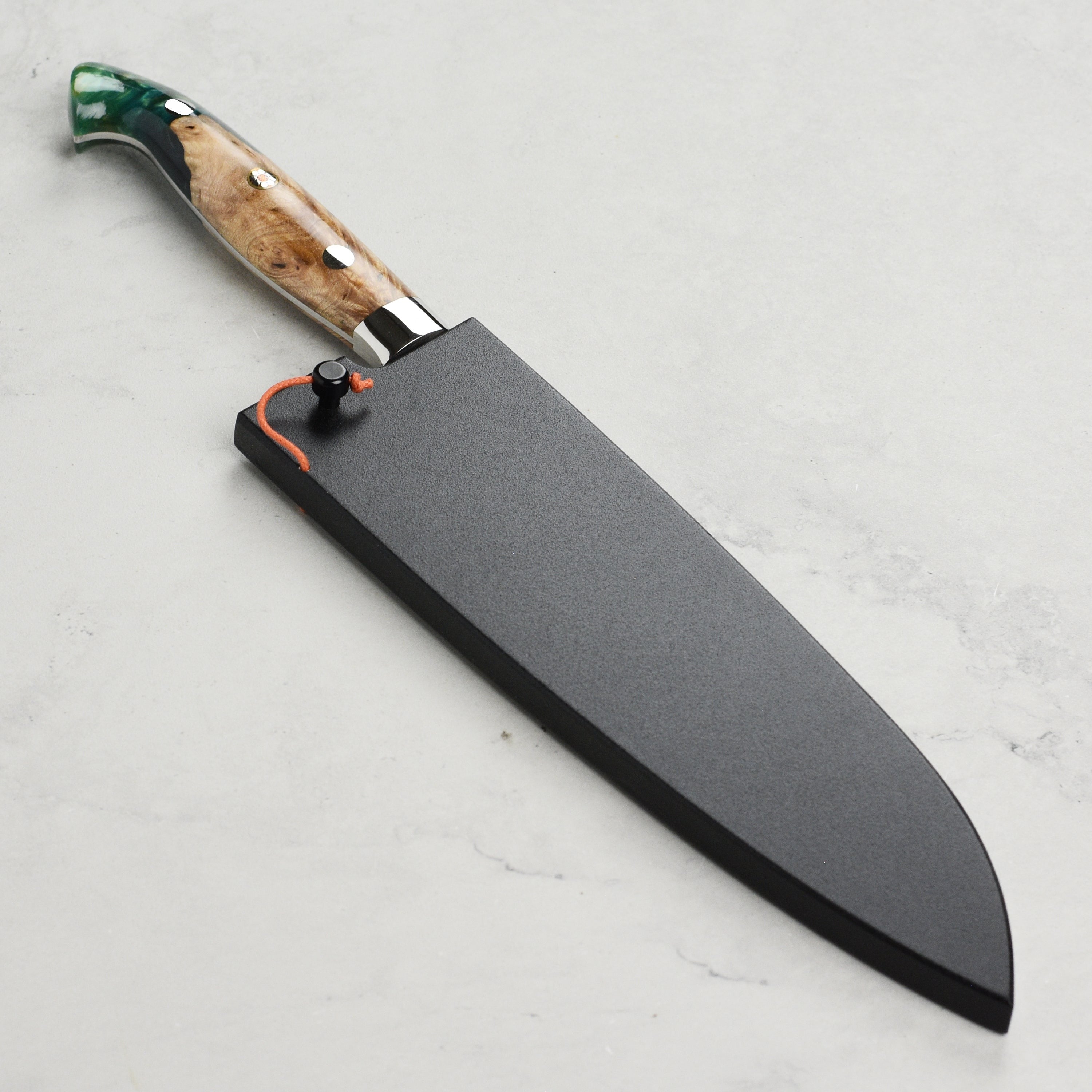 Kurosaki Fujin Forged SG2 Damascus 6.7" Bunka with Saya