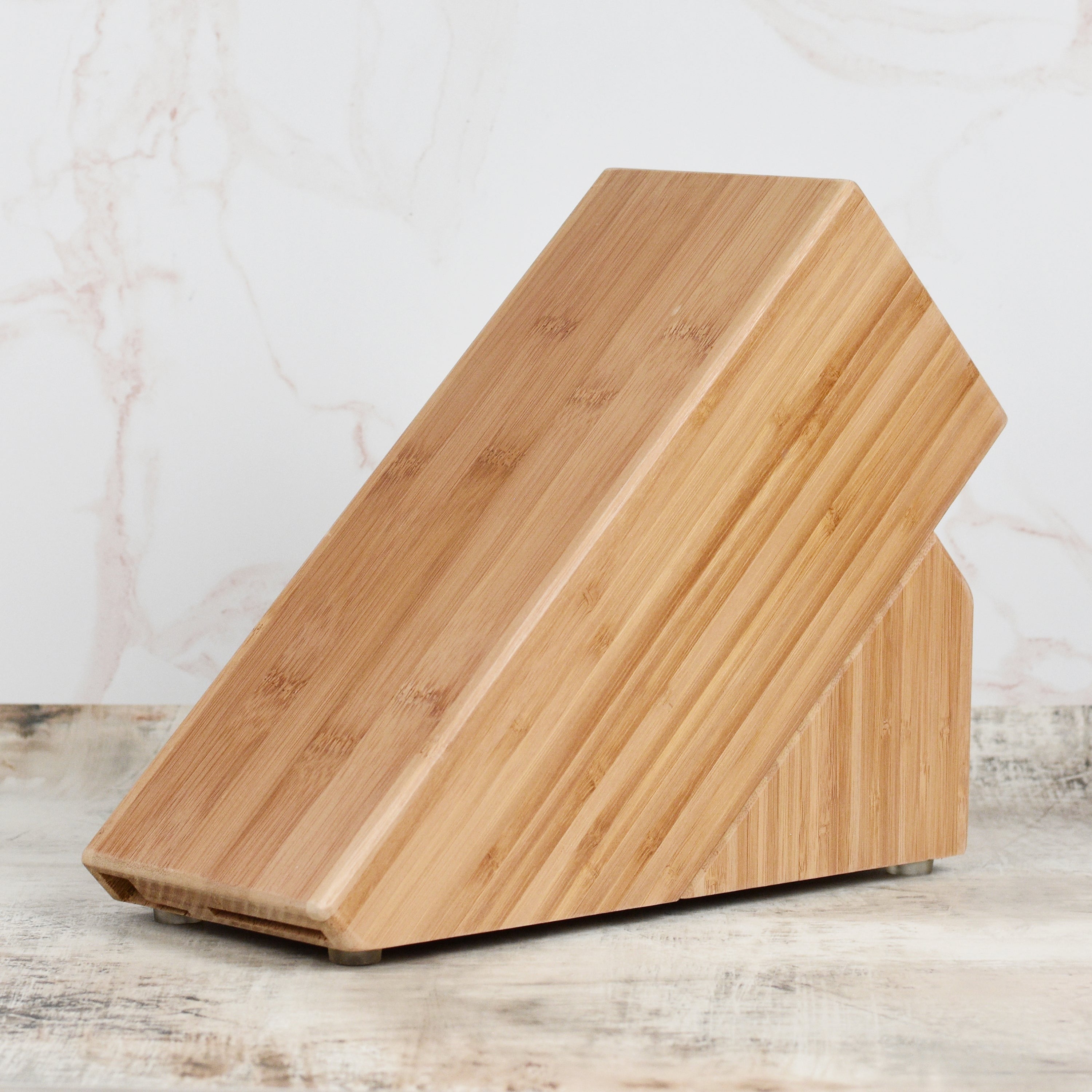 17 Slot Bamboo Knife Block