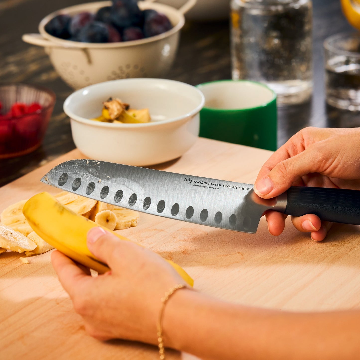 Wusthof Partner 7" Hollow Edge Santoku Knife