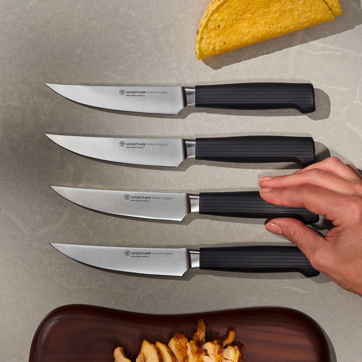 Wusthof Partner 4 Piece Steak Knife Set