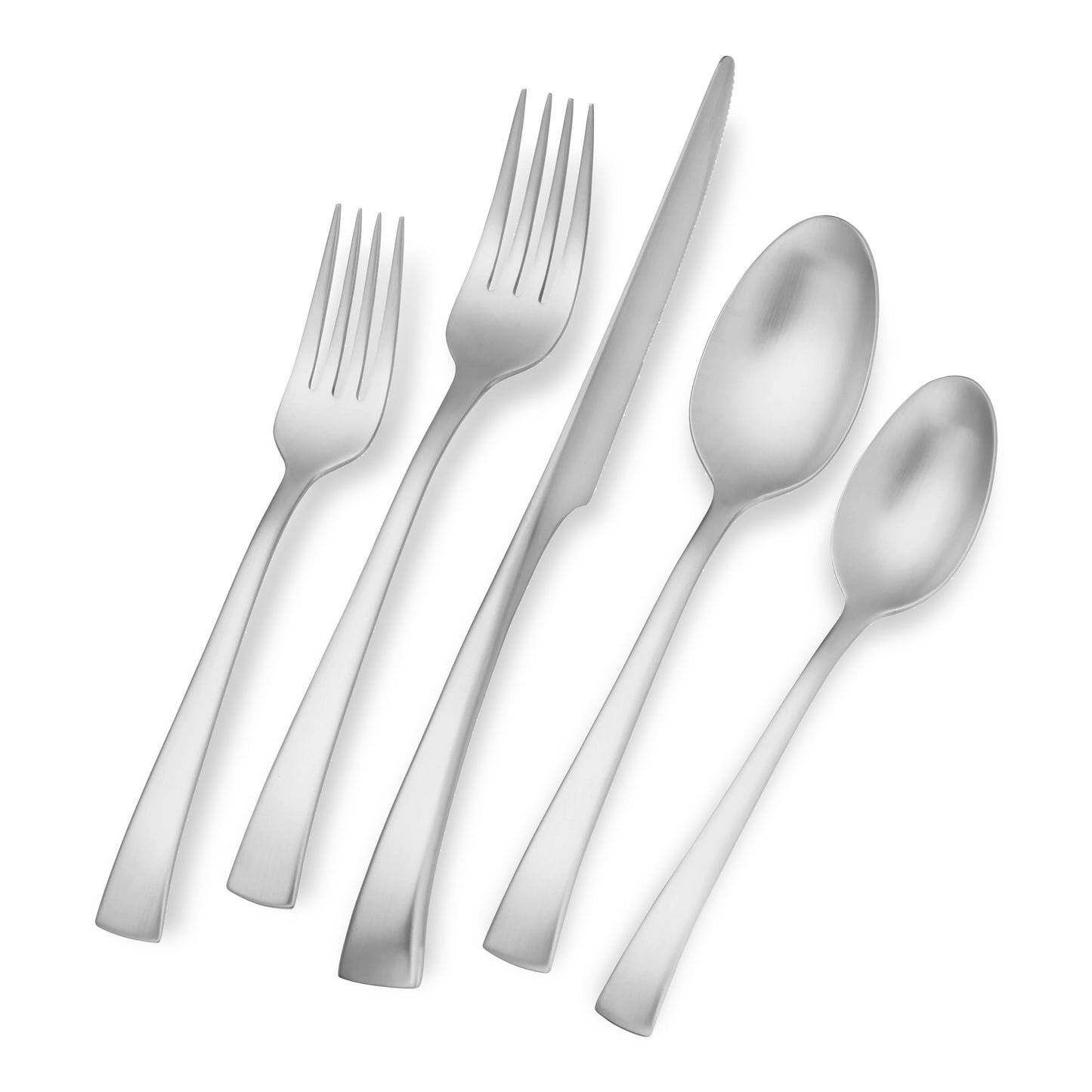 Zwilling Bellasera 45 Piece Stainless Steel Flatware Set, Satin Finish