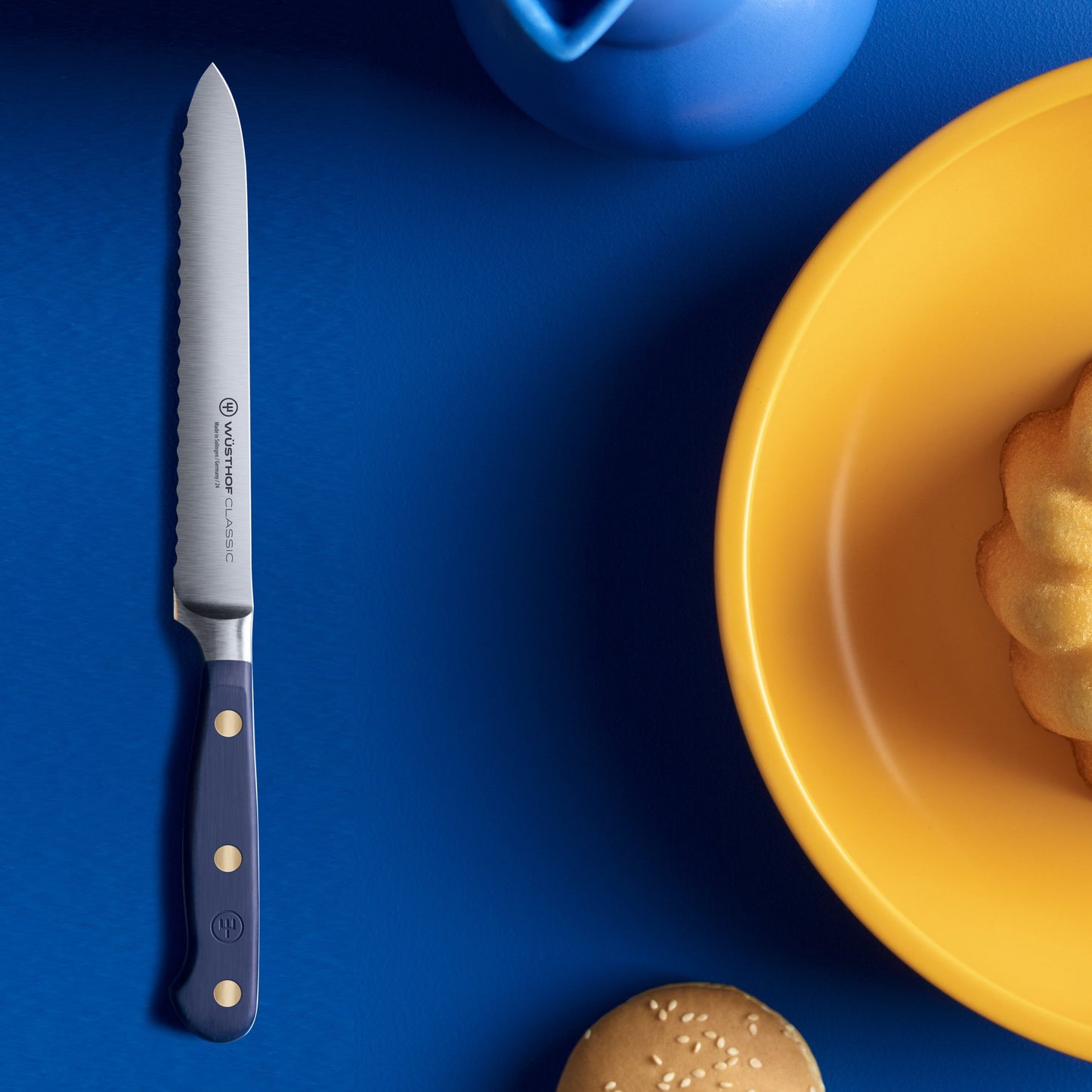 Wusthof Classic Wild Blueberry 5" Serrated Utility Knife