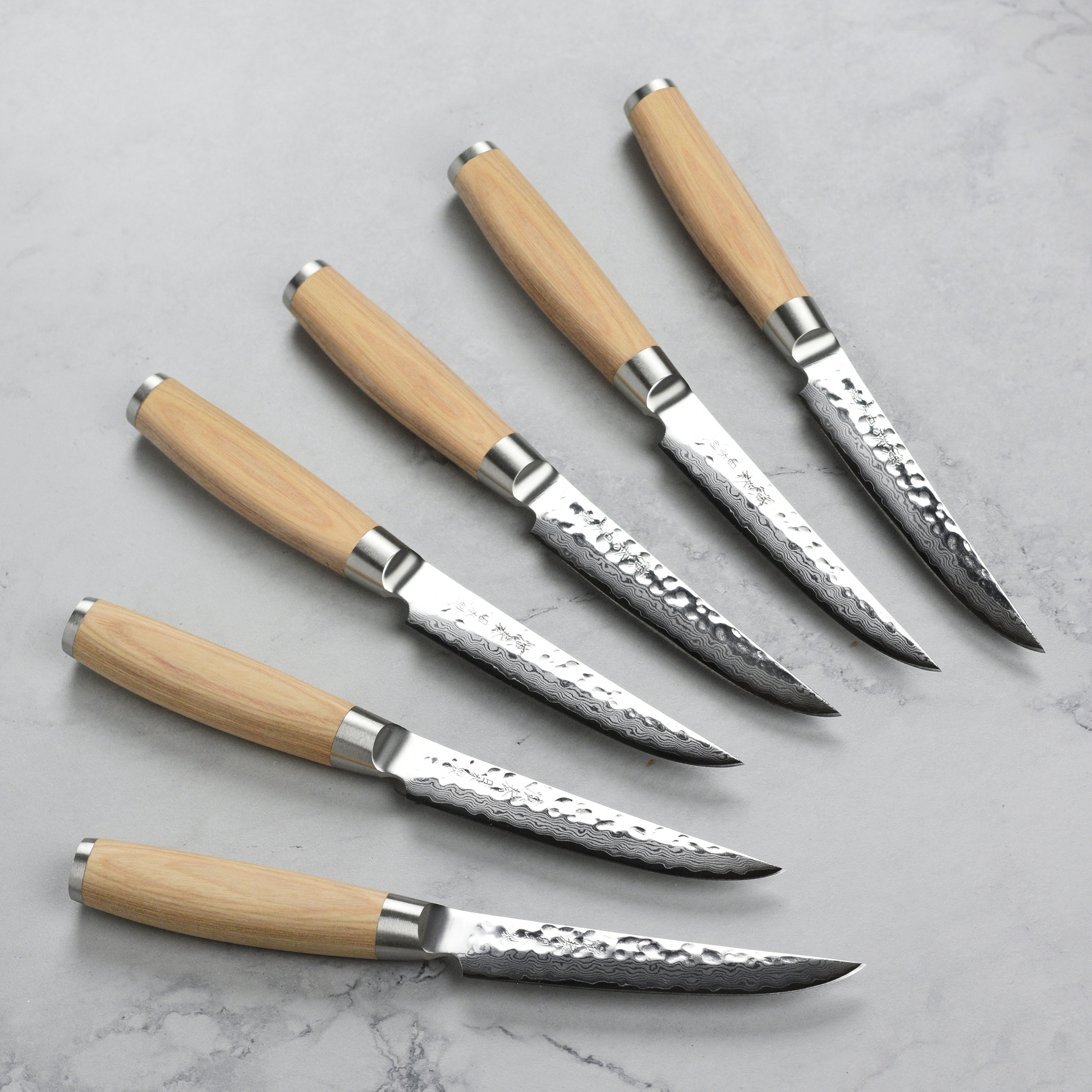 Enso Hizashi 6 Piece Steak Knife Set with Case