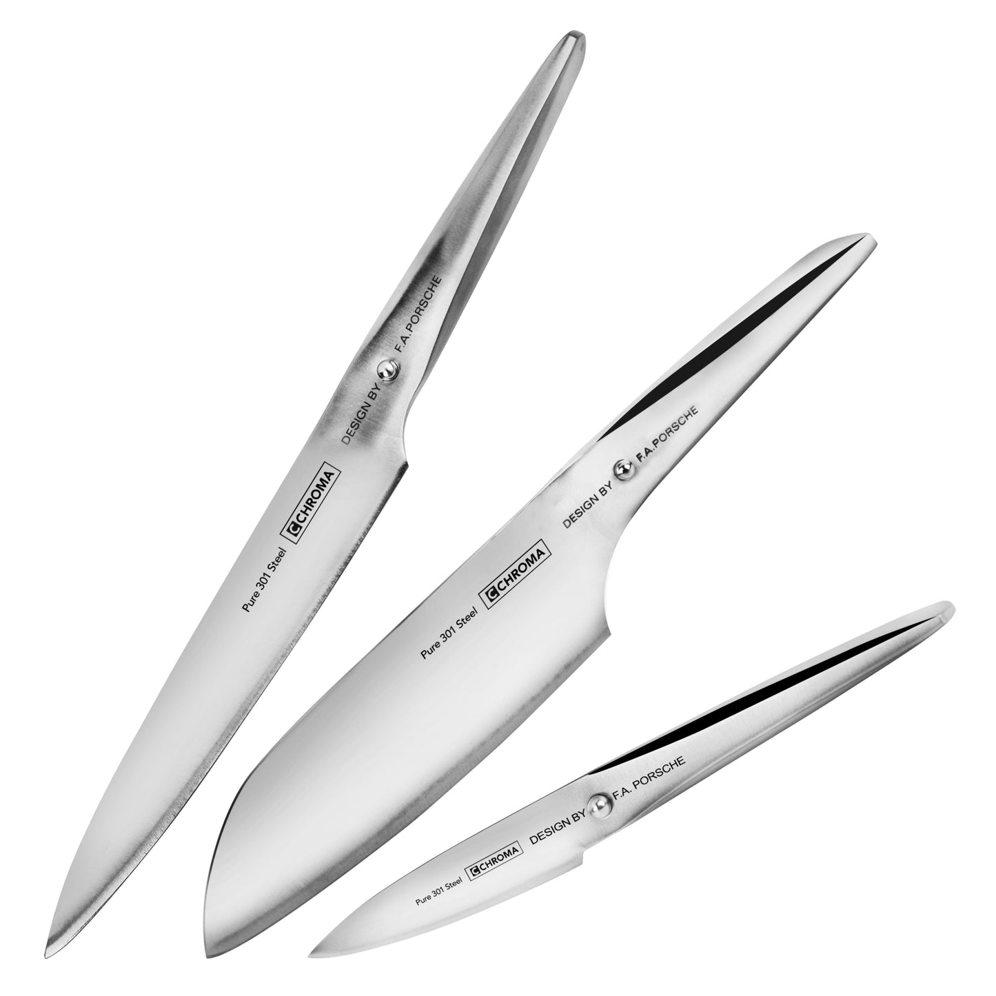 Chroma Type 301 3 Piece Starter Knife Set