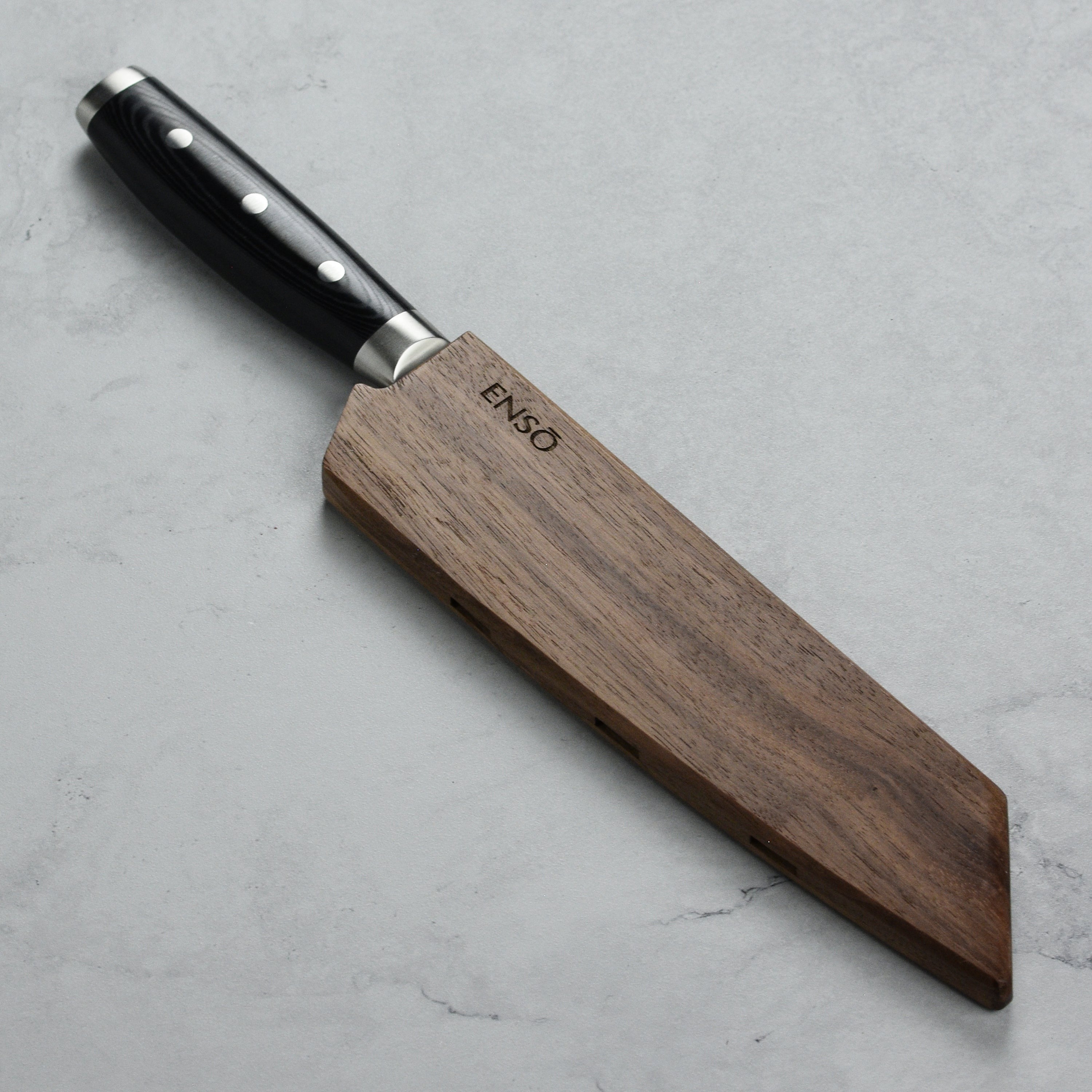 Enso Walnut Magnetic Sheath for 8" Kiritsuke Knife
