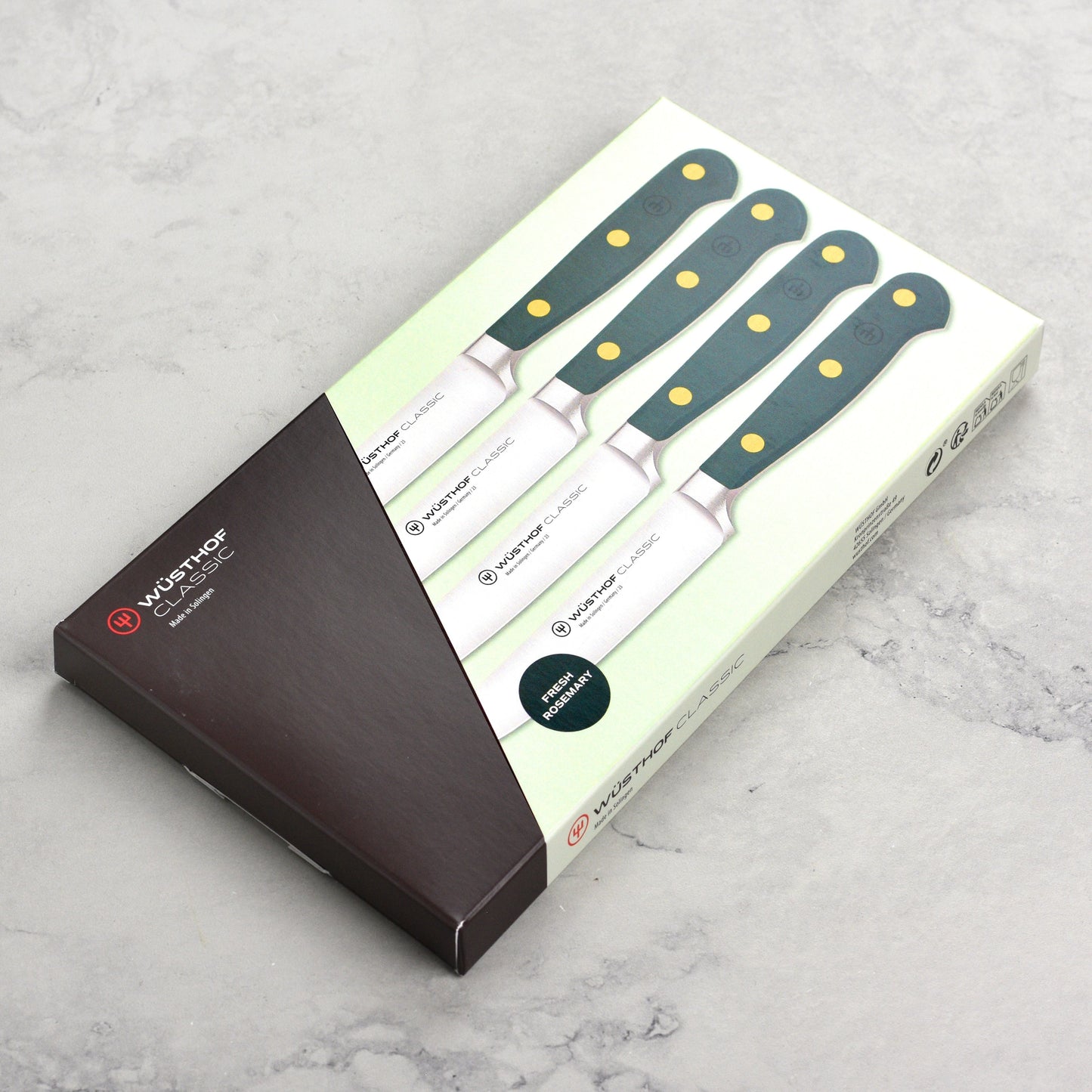 Wusthof Classic Fresh Rosemary 4 Piece Steak Knife Set