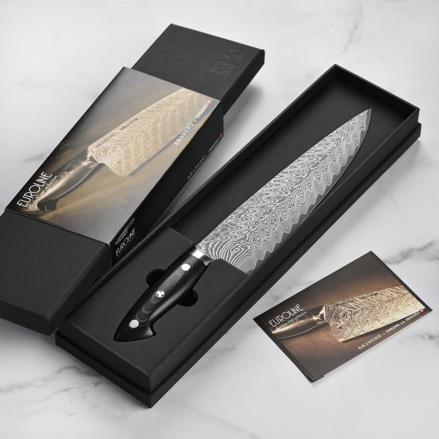 Kramer Stainless Damascus 10" Chef's Knife