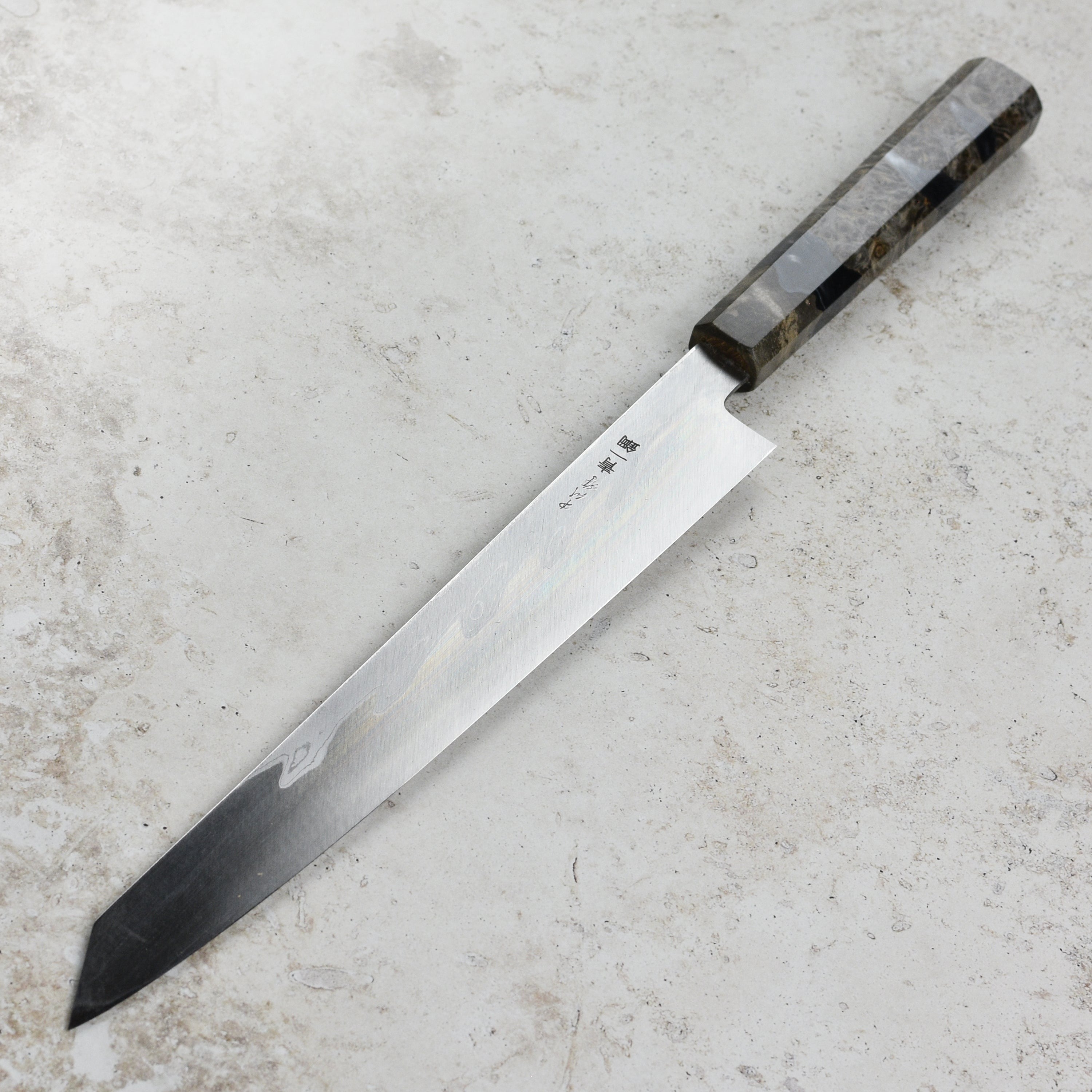 Nakagawa Aogami #1 Damascus 10.6" Single-Bevel Kiritsuke Yanagiba