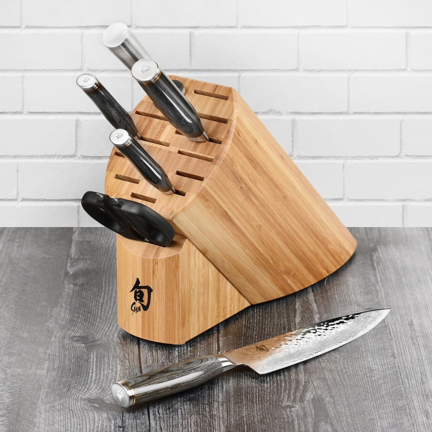 Shun Premier Grey 7 Piece Knife Block Set