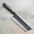 Hatsukokoro Shinkiro Aogami Super Kurouchi Damascus 6.5" Nakiri, Stabilized Birch