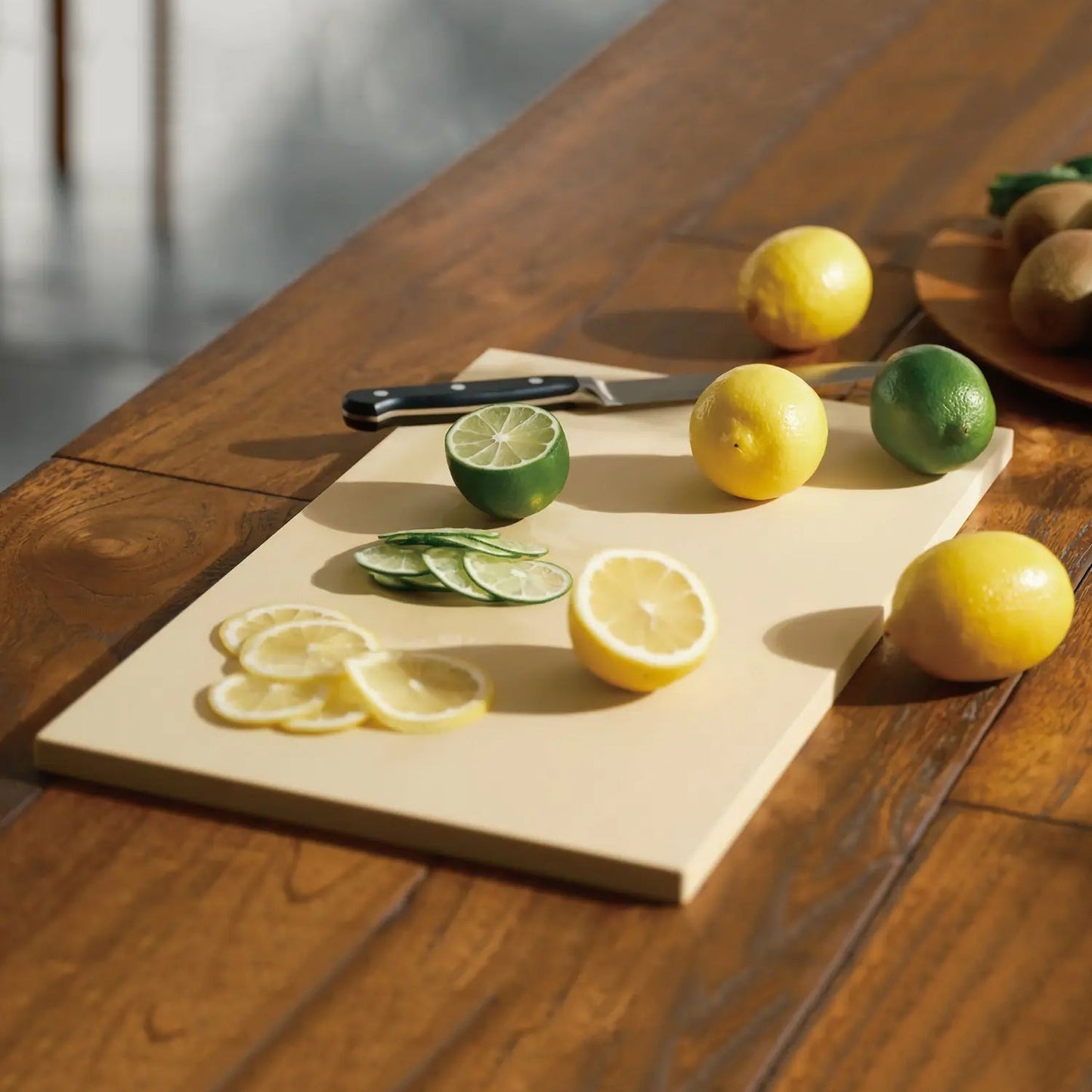 Asahi Cookin' Cut Antibacterial Rubber Cutting Board, 15 x 8.2"