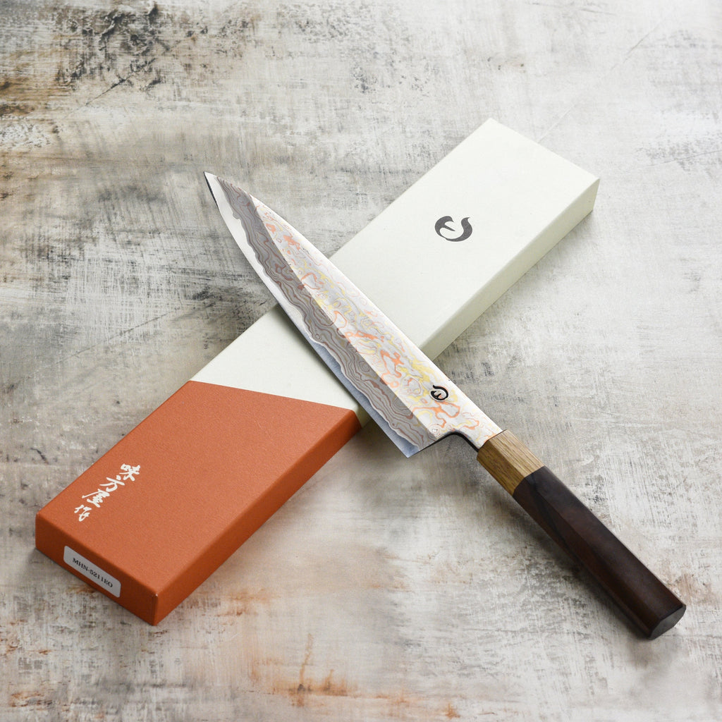Hinoura Aogami #2 Colored Damascus 8.25" Gyuto