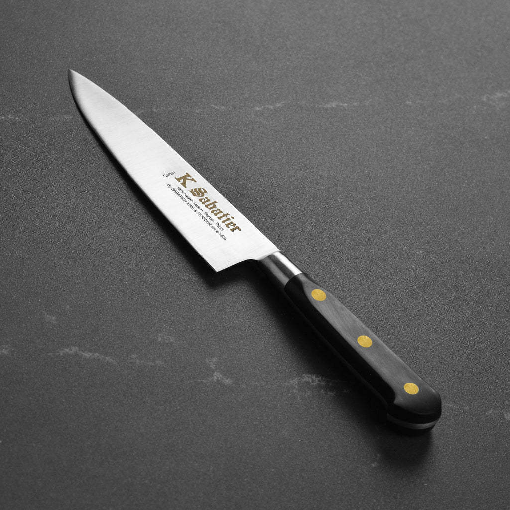 K Sabatier Au Carbone Bolsterless 5.75" Chef's Knife