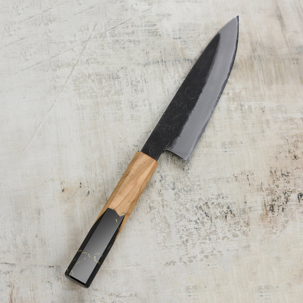 Hozan Tomoe x Hinoura Shirogami #2 Kurouchi 5.3" Petty