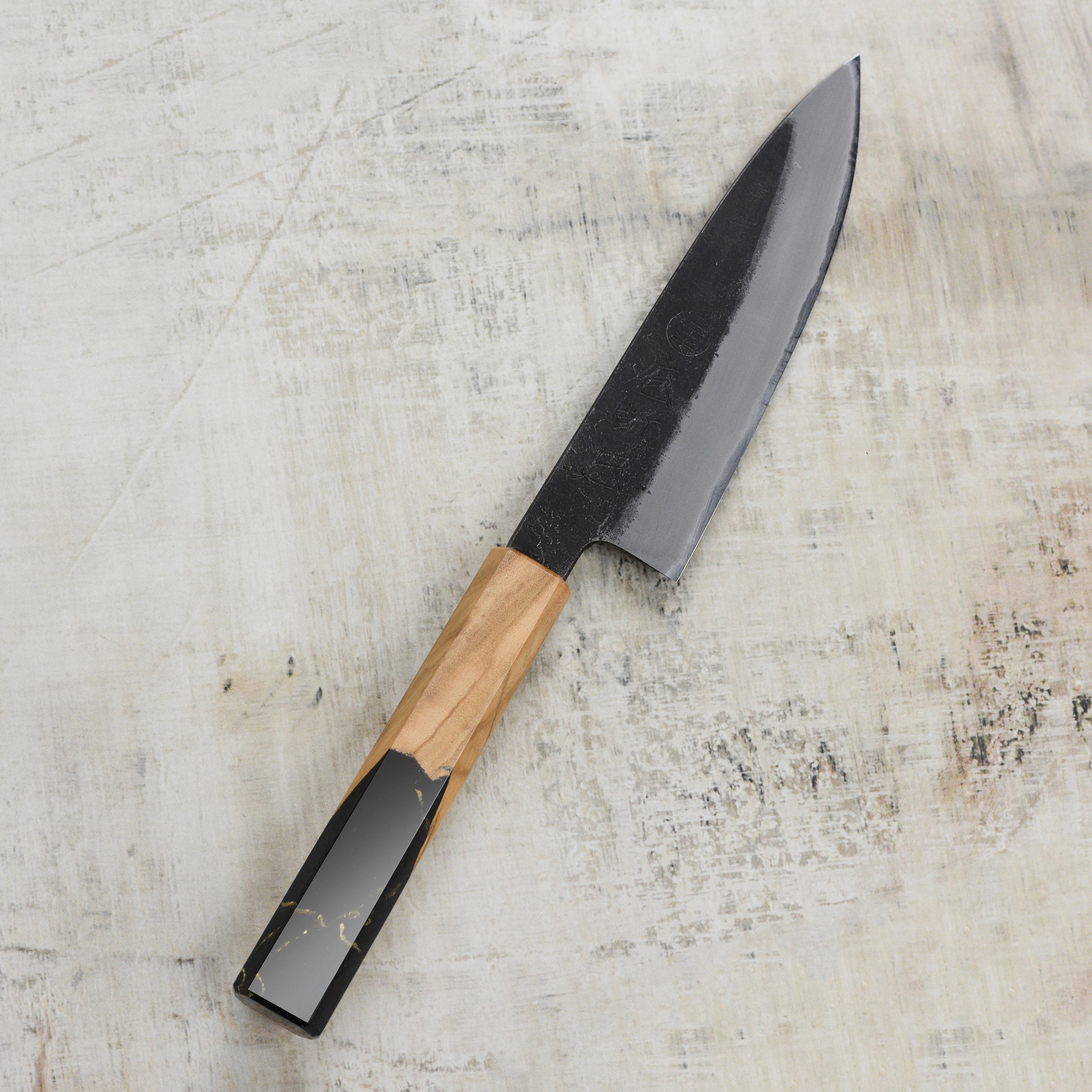 Hozan Tomoe x Hinoura Shirogami #2 Kurouchi 5.3" Petty