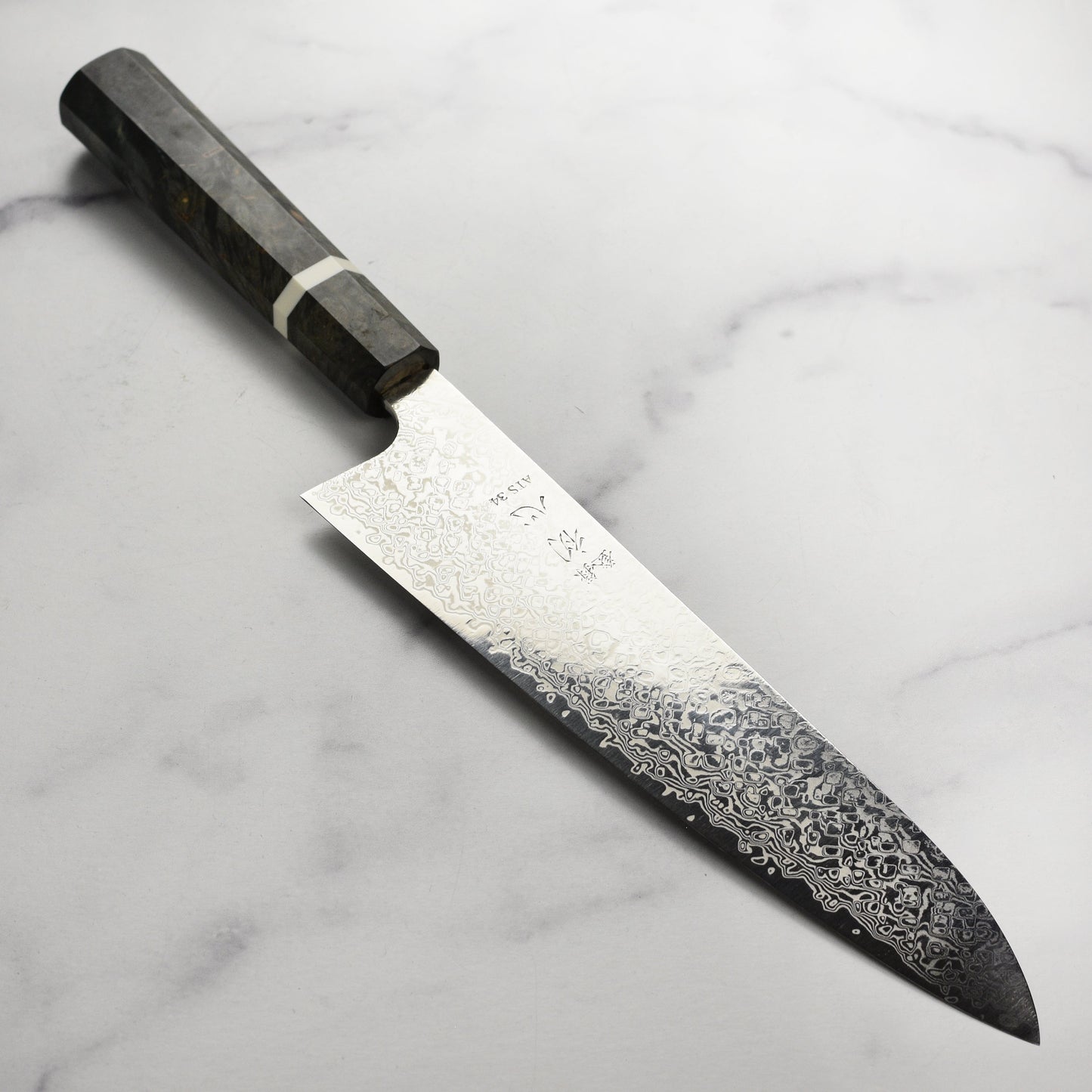 Hatsukokoro x Yauji Ginga34 Damascus 9.4" Gyuto