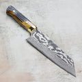 Saji VG10 Black Damascus 7" Bunka with Horn Handle