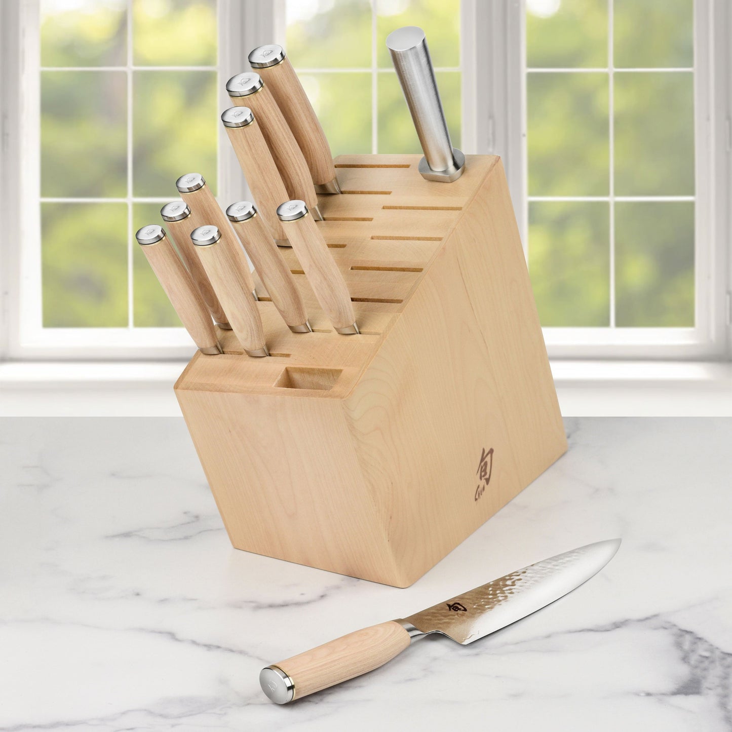 Shun Premier Blonde 12 Piece Knife Block Set