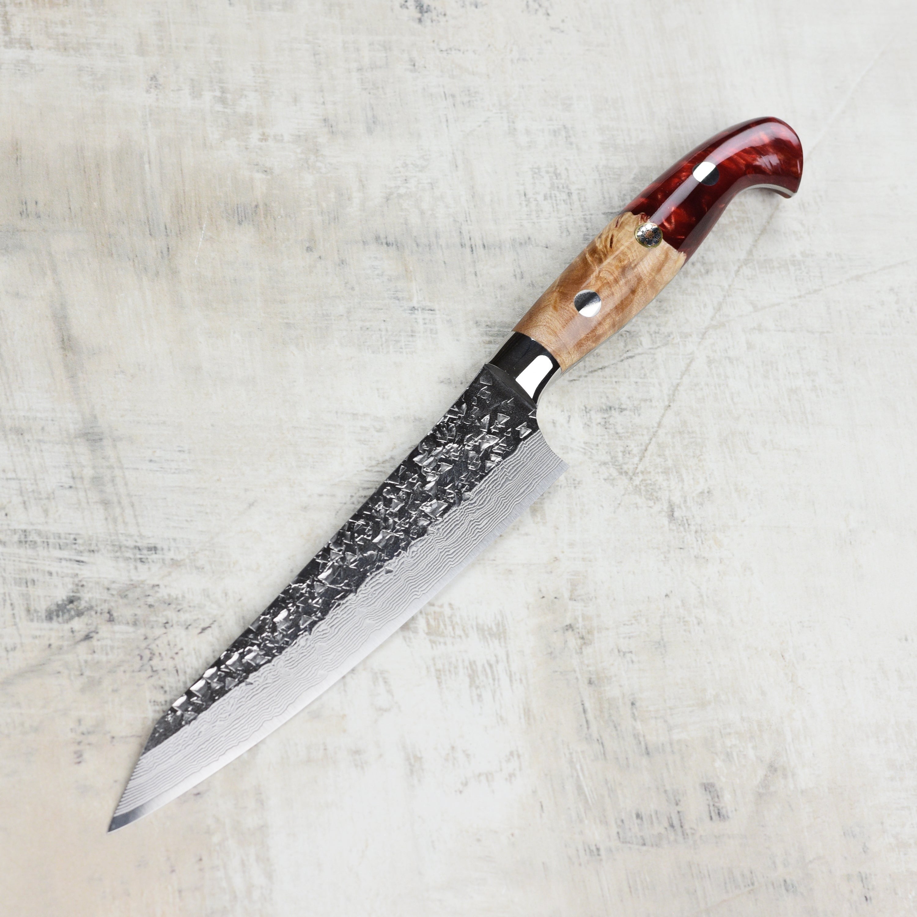 Kurosaki Shizuku Forged SG2 Damascus 5.9" Petty with Saya