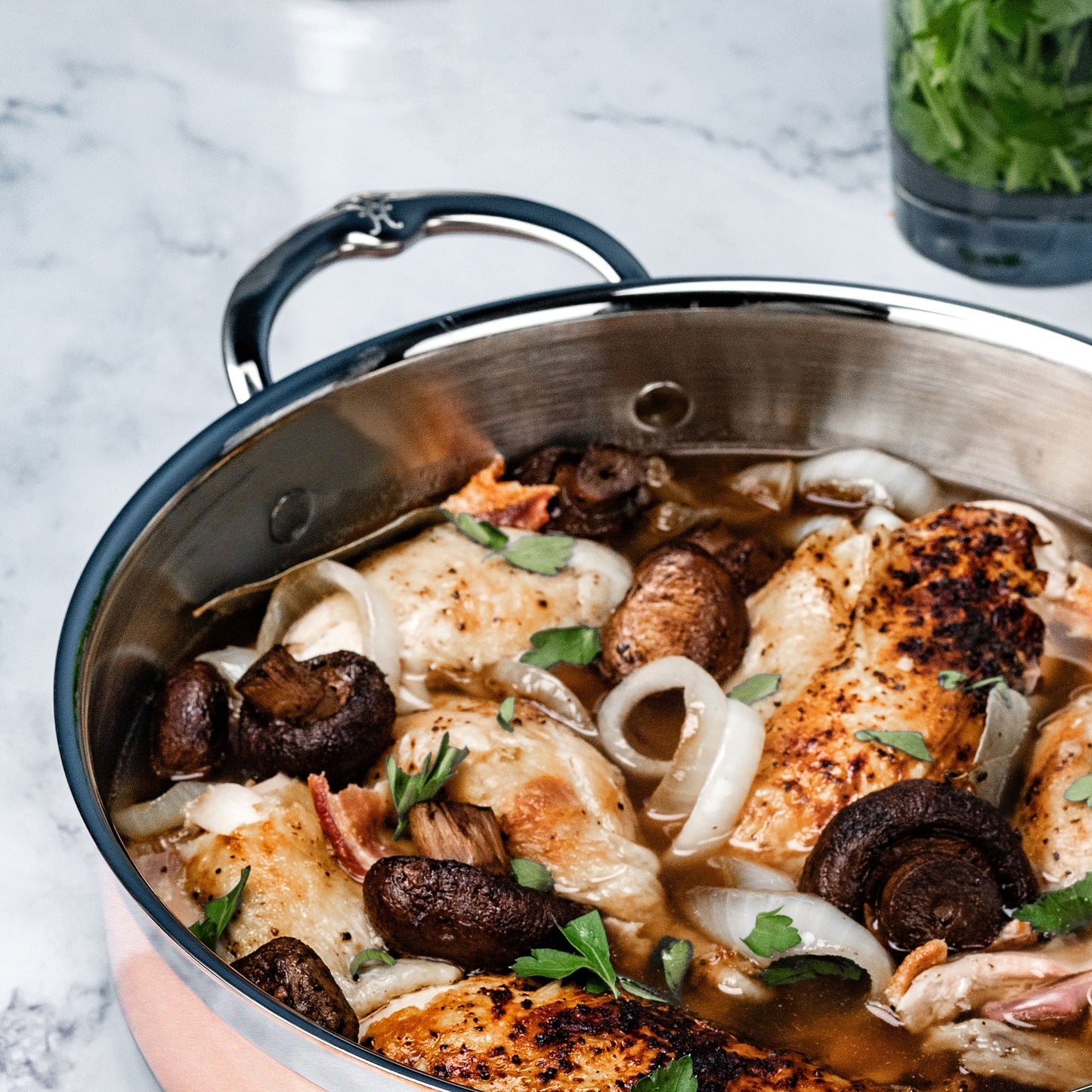 Hestan CopperBond 3.5-quart Induction Copper Saute Pan