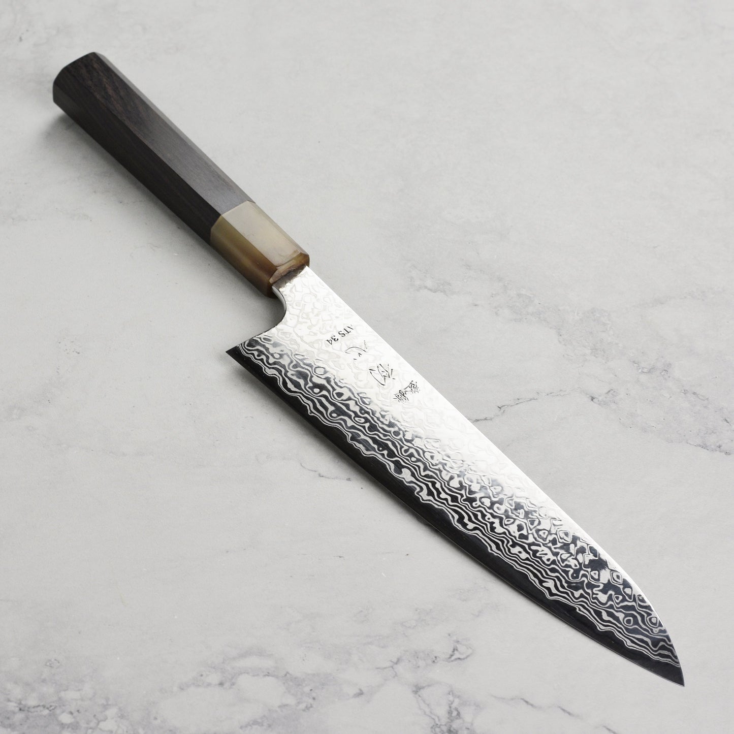 Hatsukokoro x Yauji Ginga34 Damascus 8.25" Gyuto