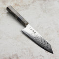 Hatsukokoro Ryuhyo SG2 Damascus 7" Bunka, Stabilized Birch