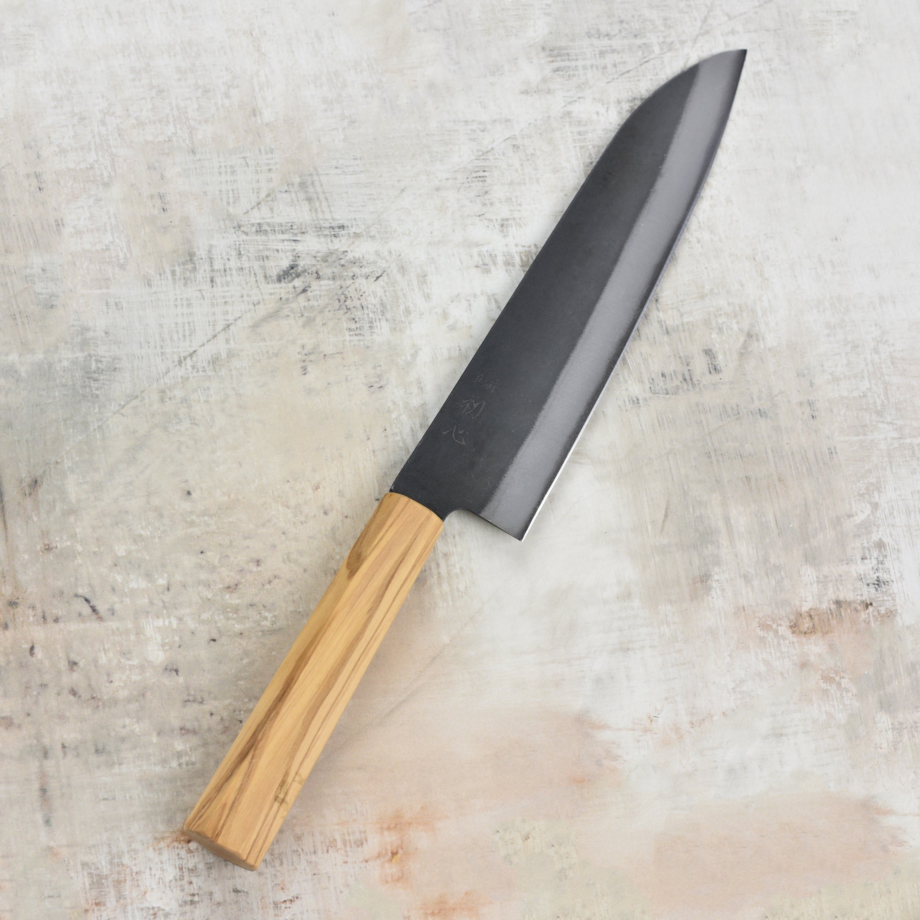 Hatsukokoro Aokitae Aogami #2 Kurouchi 8.5" Gyuto
