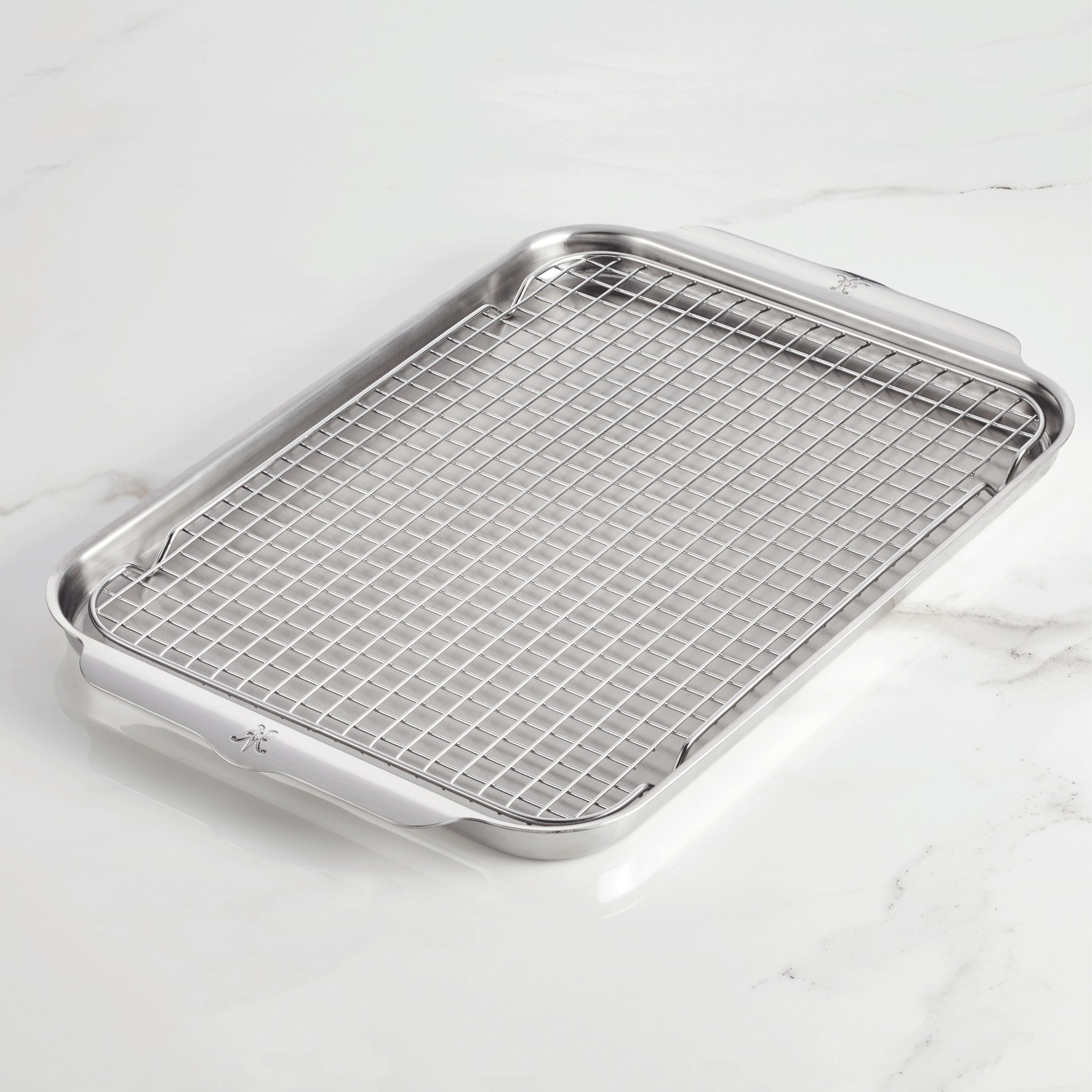 Hestan OvenBond Tri-Ply Half Sheet Pan, Set of 2 with Racks