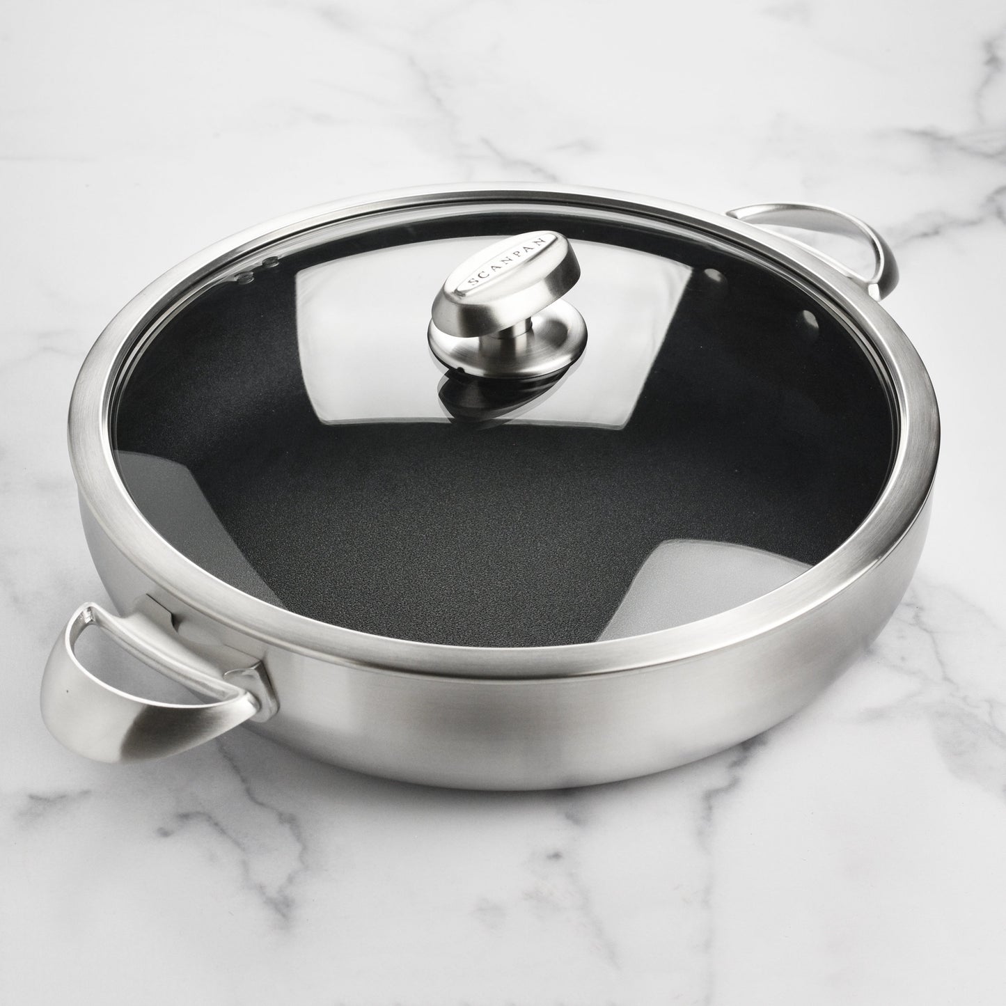 Scanpan CX+ 5.5-quart Stainless Steel Nonstick Braiser