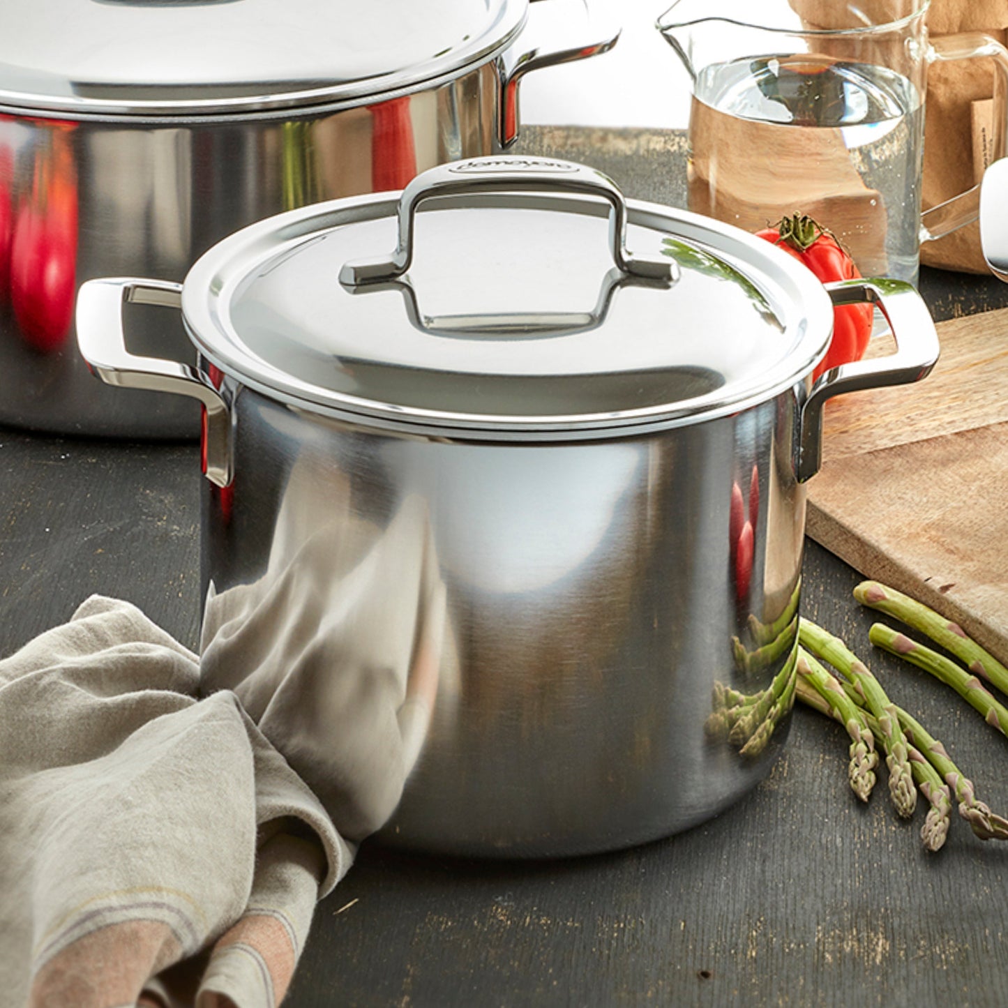 Demeyere 5-Plus 8.5-quart Stainless Steel Stock Pot